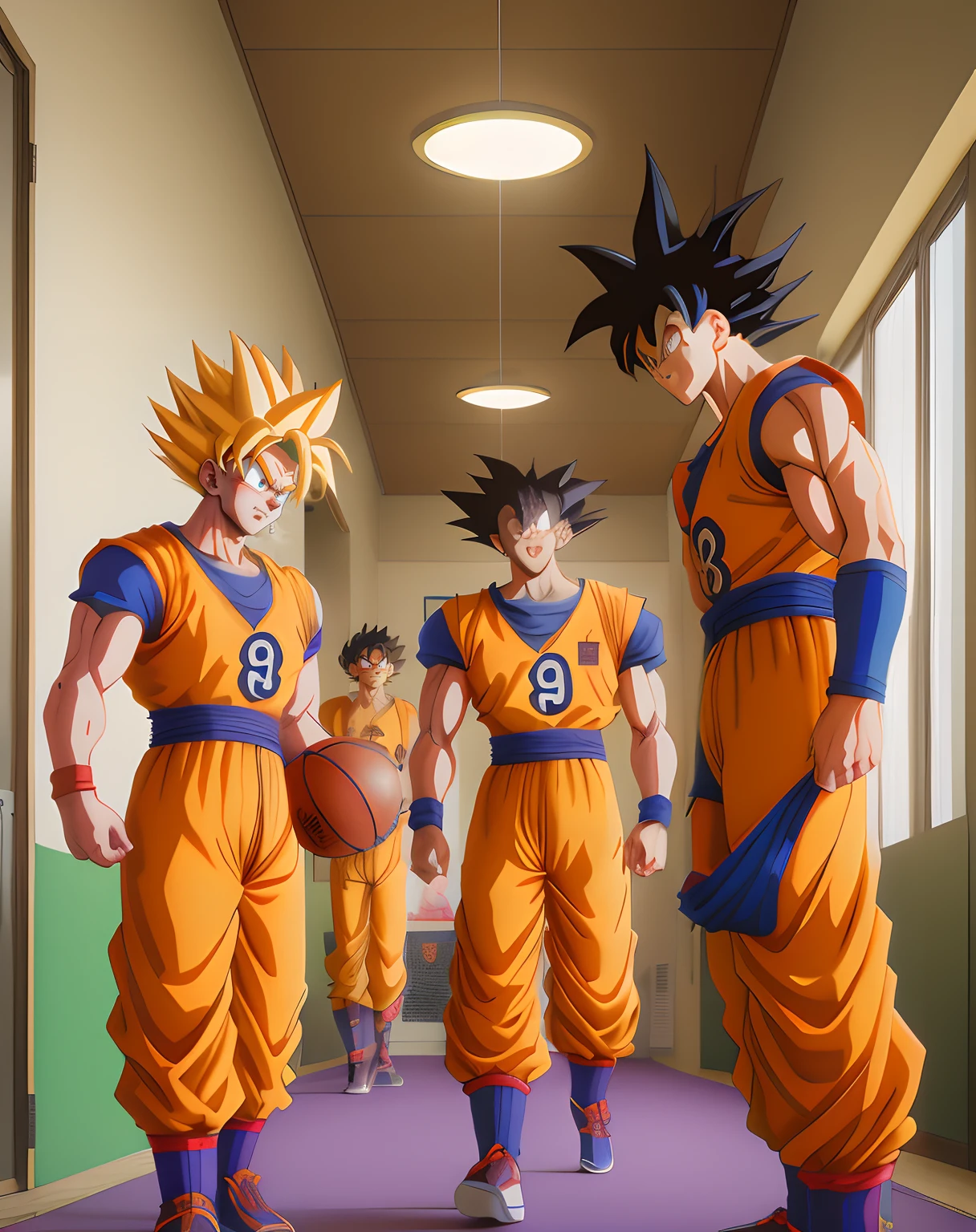 Goku face, open mount