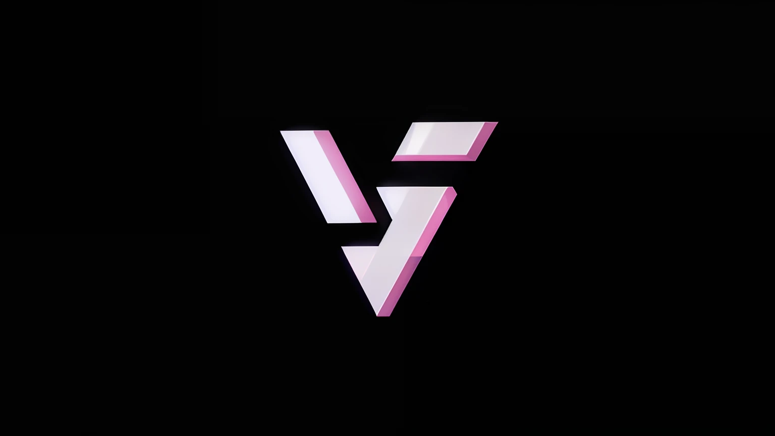 a company logo, hot pink aura, (simple), (vector)