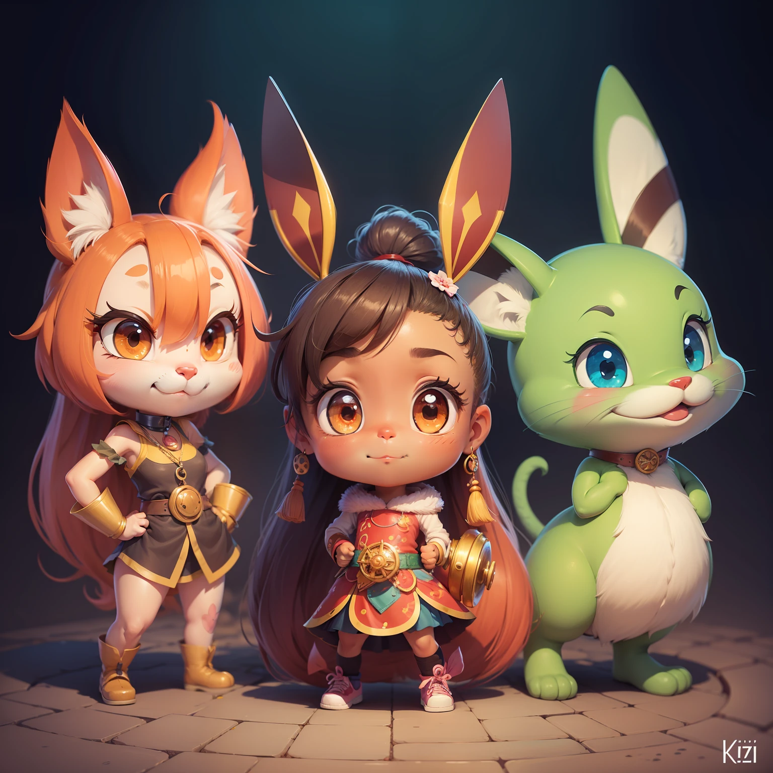 IP,Kizi,cartoony