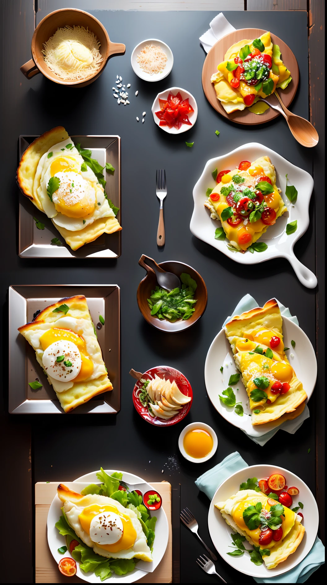 Omelette is a simple and delicious Chinese breakfast and snack,The production method is simple and easy to learn,The taste is fragrant and crispy,It is one of the favorite foods of many people。