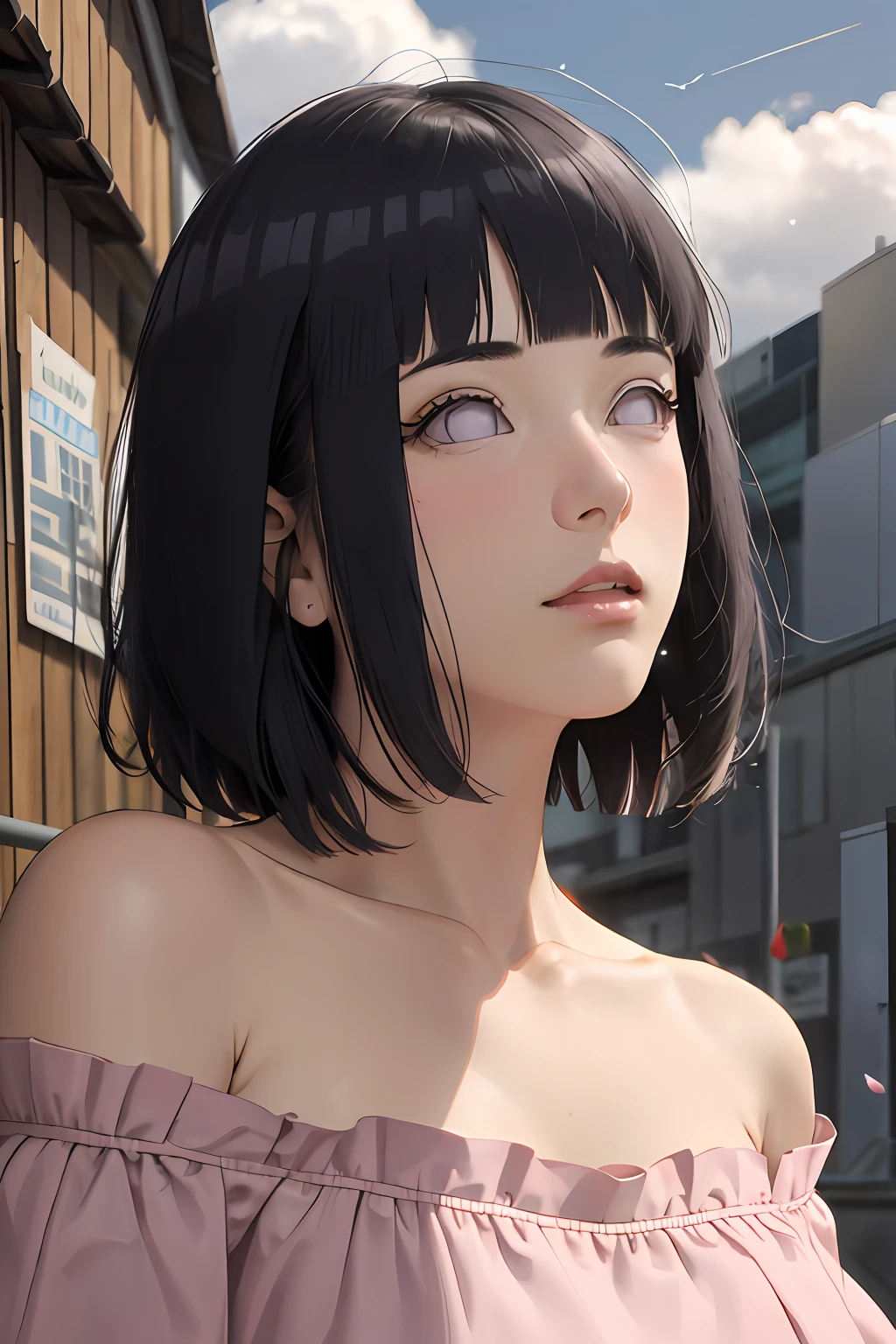 (((long detailed hair))))((Hinata Hyuga))))(((Emotional movement))))Comb the hair on one side,Transparent top,dual horsetail(((Emotive expressions, (((big cleavage breasts,))), ))))model posing ,Lace,((((Forehead))))in a colorful fantasy realism style, kawaii art, yan jun cheng style, Glowing portrait, Realistic hyper-detail, cute cartoon design, dollcore,alternate hairstyle, hair slicked back, diagonal bangs, Blunt bangs, sweeping bangs, (((Hyuga eyes))),,The clothes are gorgeous and intricate,The background is complex and cumbersome,,8K,a sense of atmosphere,on cheongsam,Show your figure,Red lip stain,Hairpins hang gorgeously,Roses bloom,Excellent figure,The proportions of the body and head are coordinated,独奏((((校服)))),a deep green pleated skirt,