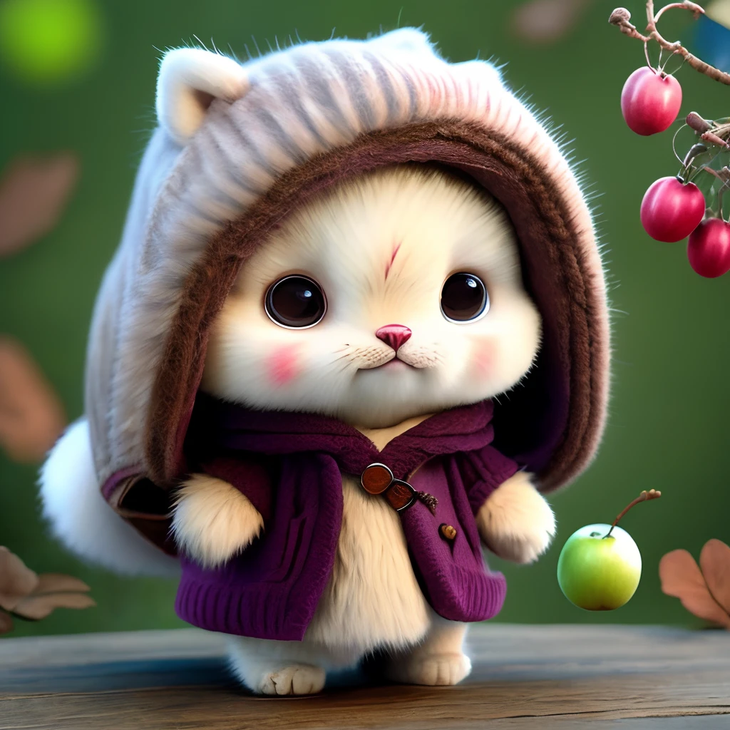 : 3。、Half Wolf、hairy、Animals in clothes、Grapes、Cats、teak、apples、food、fruit、full body Esbian、Hunting Hat、non-human、Bone-in meat、chestnut、Walnut