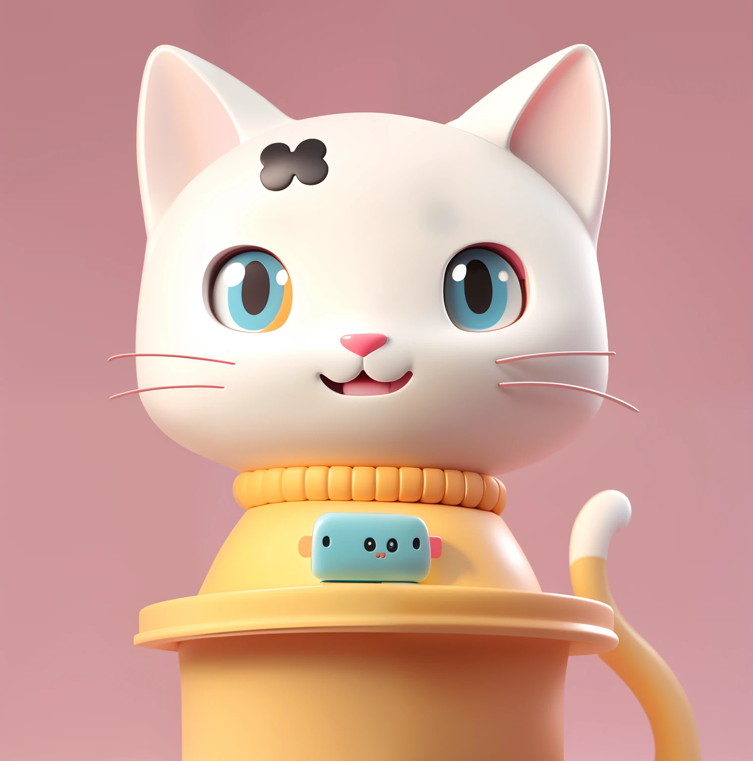 Smiling cat,IP,dopamine,simple backgound