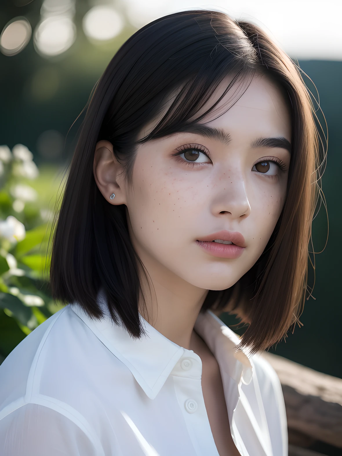 (1 woman:1.99)、(Wide forehead、Very short hair、Very small amount of hair、Forehead、Fuji frame:1.1)、Sunburn、17 years old、Naughty、Happy expression、満面のsmile、Weakness、love、I feel very comfortable alone、(White shirt、Yellow Skirt: 1.5),((Very sleepy、Improves skin texture,smile、Narrow eyes、Very weak eyesight、Very weak eyeliner、Eyes slightly closed、I know the shape of your head、Oval Face))、(slicked back hair:1.25)、8k,Photographic, Raw photo, Mastepiece, Highly detailed photos, Digital SLR, Photo-realistic 1.4, Super hello nothing, Best quality head tilted、whole body:1.7)