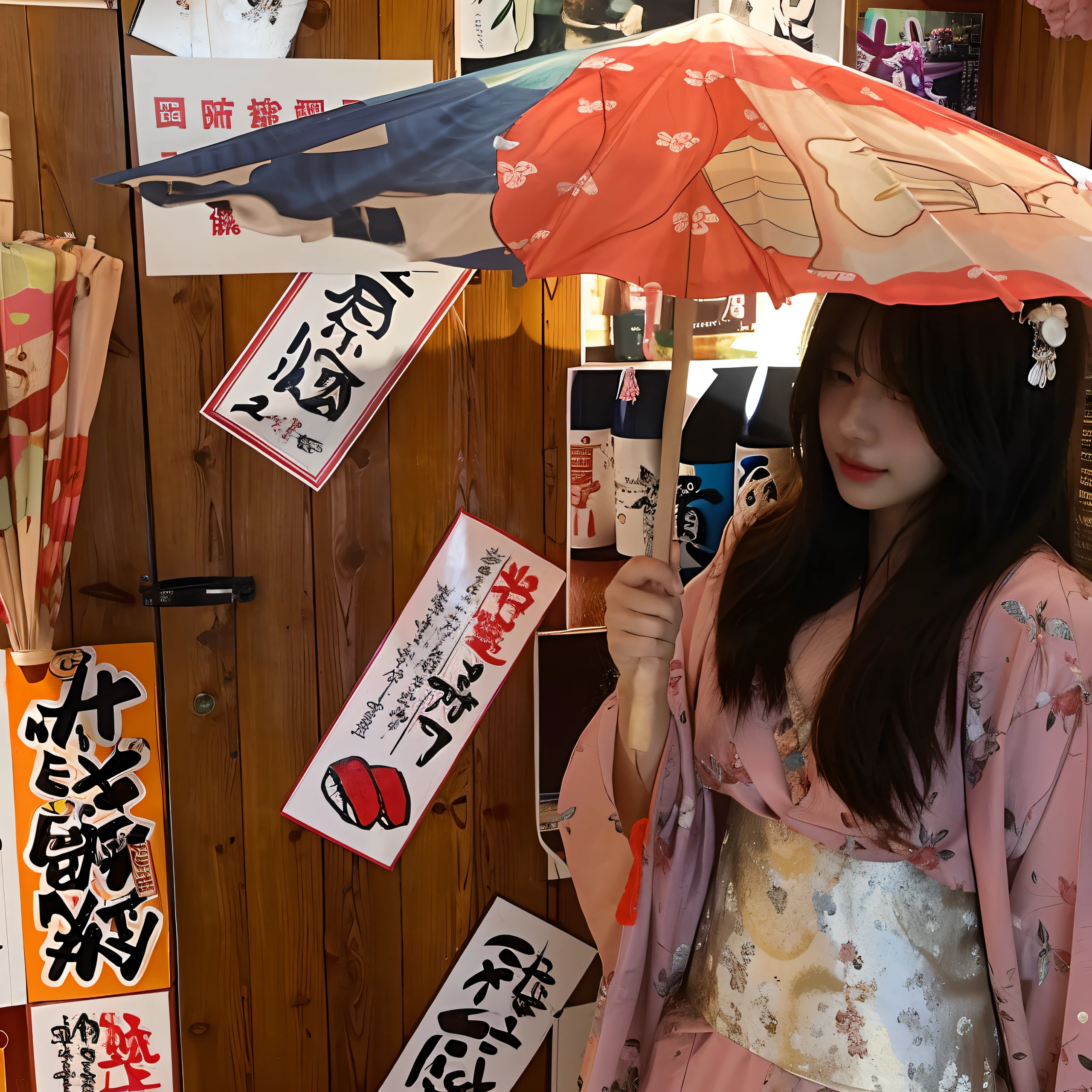 （8K、top-quality、Top image quality、hight resolution、​masterpiece）、japanes、femele、Big、lean figure、Semi-nudity、astonished face、showing her pussy on the sidewalk