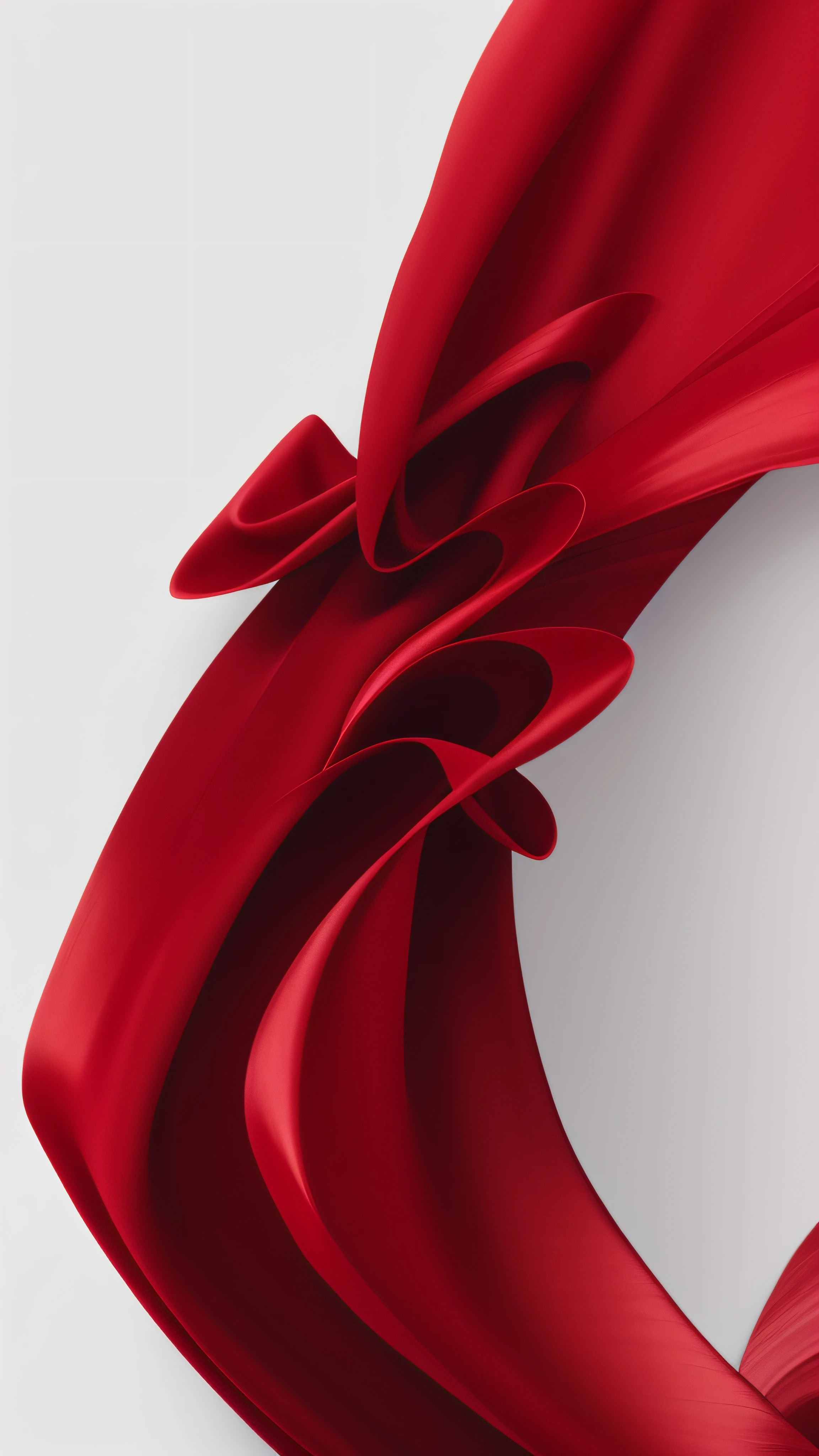 real silk,Red,minimal style