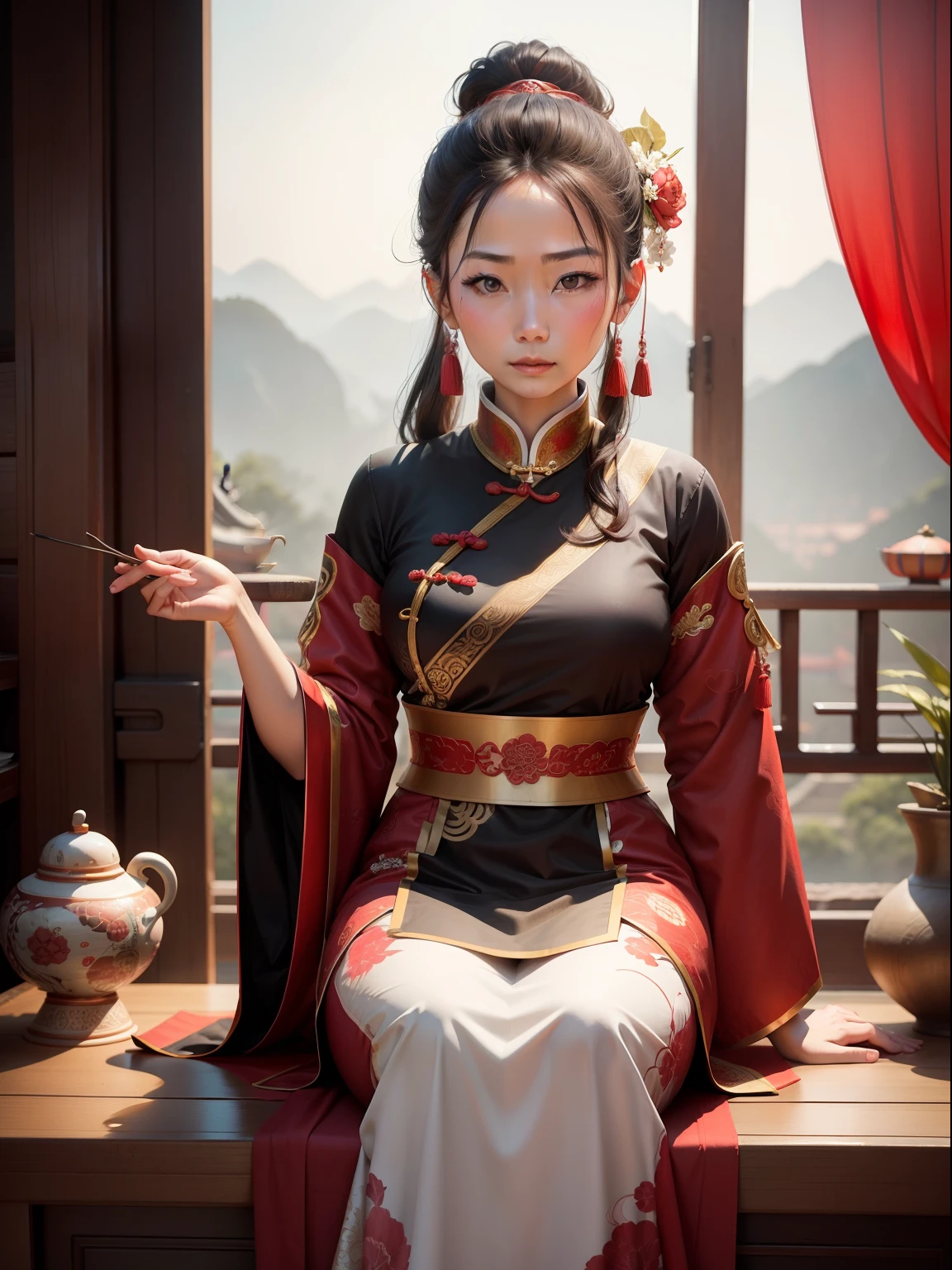 woman, China, ancient, traditional