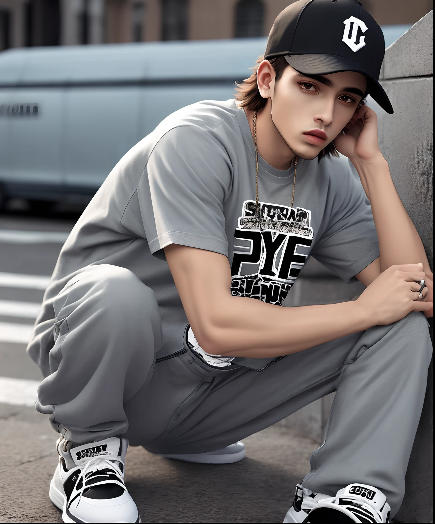 Estampas para camiseta estilo streetwear em preto e branco