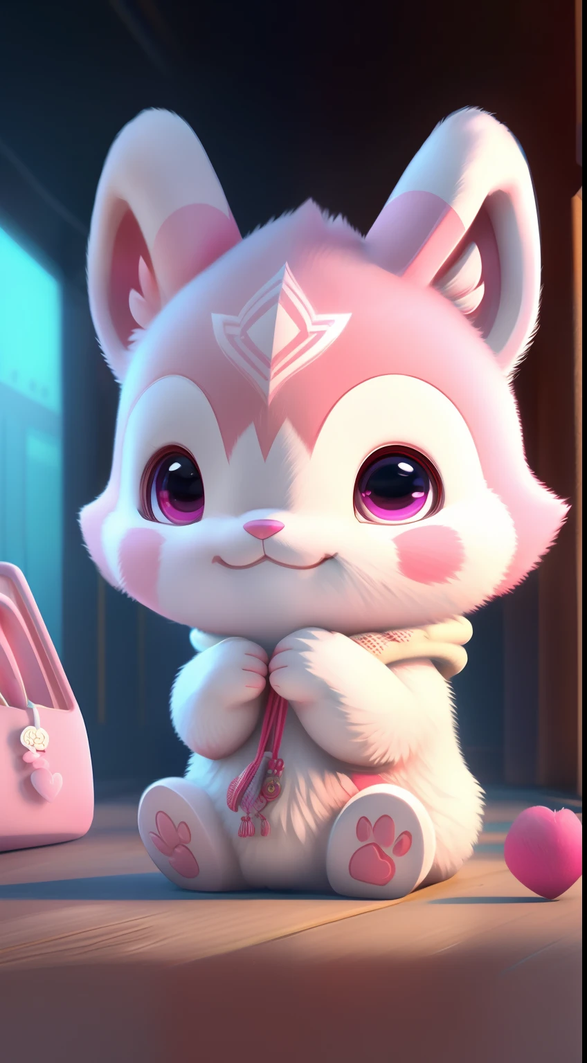 Pink mascot, with eight uprising cultural characteristics, distinctive characteristics, rich connotation Jiangxi city IP has unique creativity and design, in line with the characteristics of the times Cute image, great affinity and communication Cute little animals Furry, anime, contemporary art, UHD