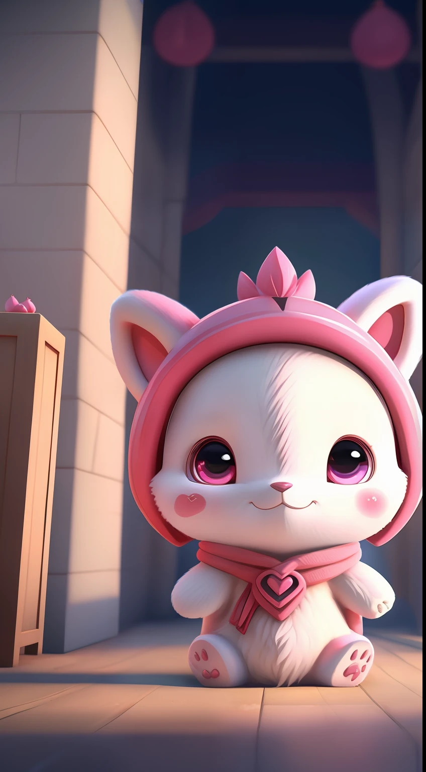 Pink mascot, with eight uprising cultural characteristics, distinctive characteristics, rich connotation Jiangxi city IP has unique creativity and design, in line with the characteristics of the times Cute image, great affinity and communication Cute little animals Furry, anime, contemporary art, UHD