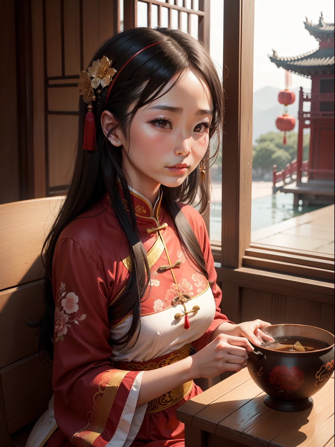 woman, China, ancient, traditional