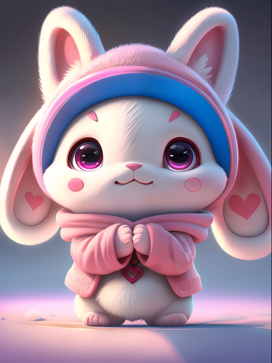 Pink mascot, with eight uprising cultural characteristics, distinctive characteristics, rich connotation Jiangxi city IP has unique creativity and design, in line with the characteristics of the times Cute image, great affinity and communication Cute little animals Furry, anime, contemporary art, UHD