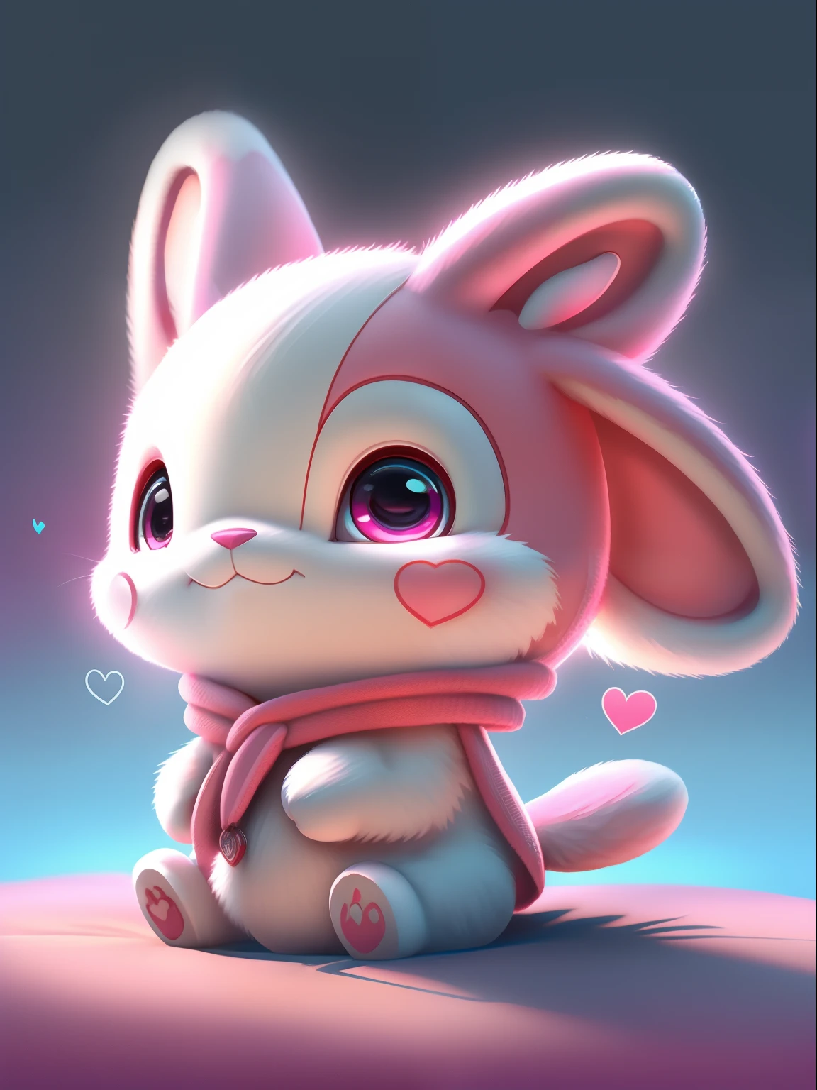 Pink mascot, with eight uprising cultural characteristics, distinctive characteristics, rich connotation Jiangxi city IP has unique creativity and design, in line with the characteristics of the times Cute image, great affinity and communication Cute little animals Furry, anime, contemporary art, UHD