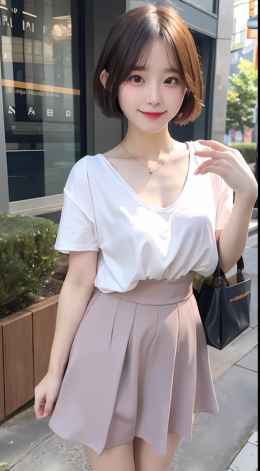 (woman sitting on a chair in the office:1.3、The background is the office)、(Realistic、Like a photograph、Live Action、8k, Realistic, RAW Photos, Best image quality: 1.4), Single-lens reflex camera、RAW Photos, highest quality, Realistic, Very detailed CG Unity 8k wallpaper, Written boundary depth, Cinematic Light, Lens flare, Ray Tracing, Realistic background、(Ruffled blouse:1.2、(Mermaid Skirt:1.5,Long skirt)、Big Breasts:1.37、((Wear a name tag around your neck)))、((ultra high density skin))、 1 female,Cute Japanese Woman、Japanese office lady at work、((whole body:1.5),View the computer:1.1、smile、(Medium Hair、Short Ponytail:1.3)、I like that style、stylish、Very detailed、Pay attention to the details、Perfect outfit、(Sunburned skin)、Beautiful feet:1.1,Anatomically correct body、Accurate Fingers、Sitting、View from the front