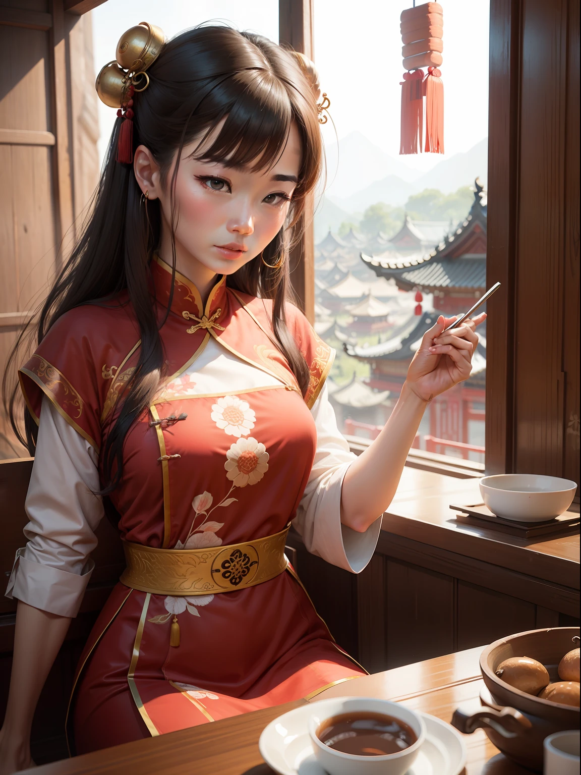 woman, China, ancient, traditional
