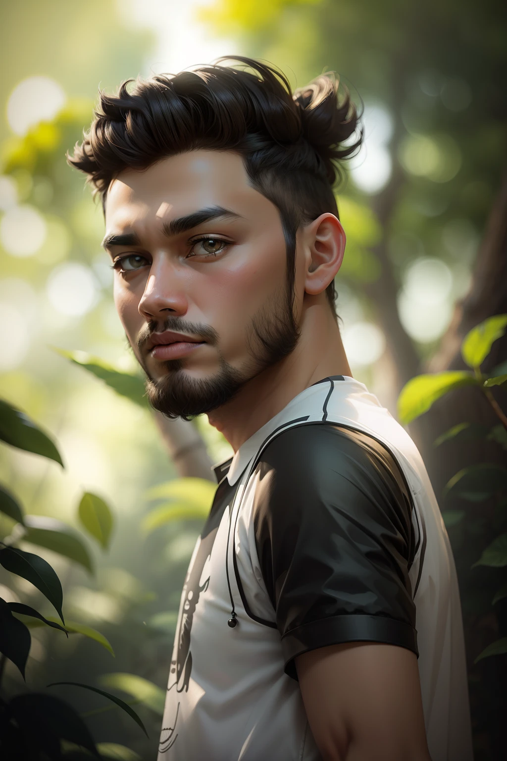 Toon effect, change background nature