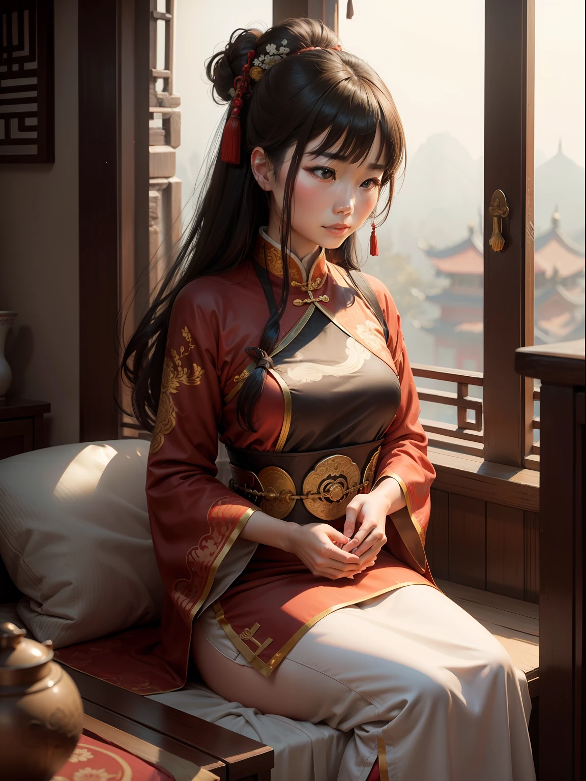 woman, China, ancient, traditional