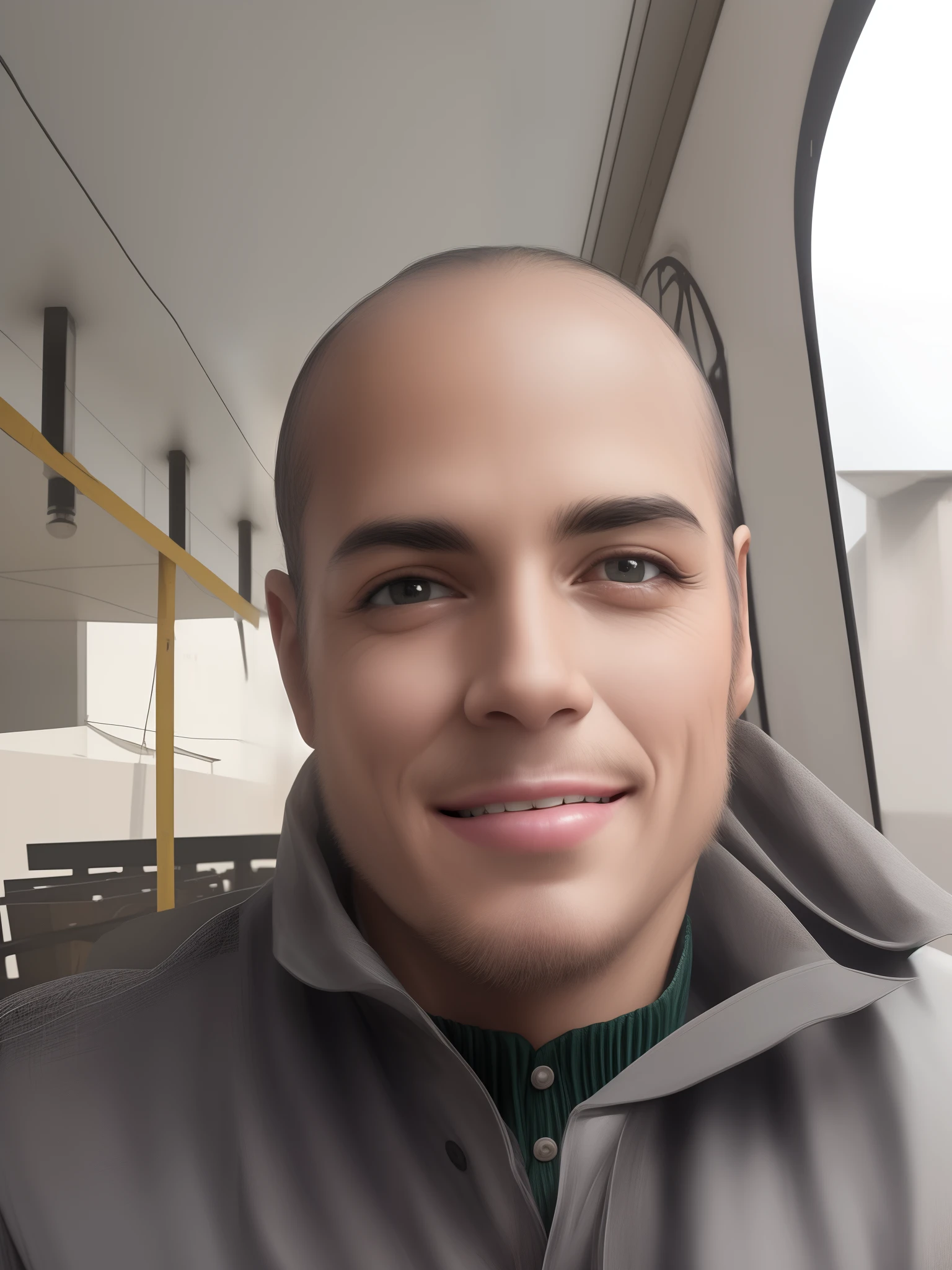 cinematográfic, Ultra HD |, oils,hiper realista,smile,black hair