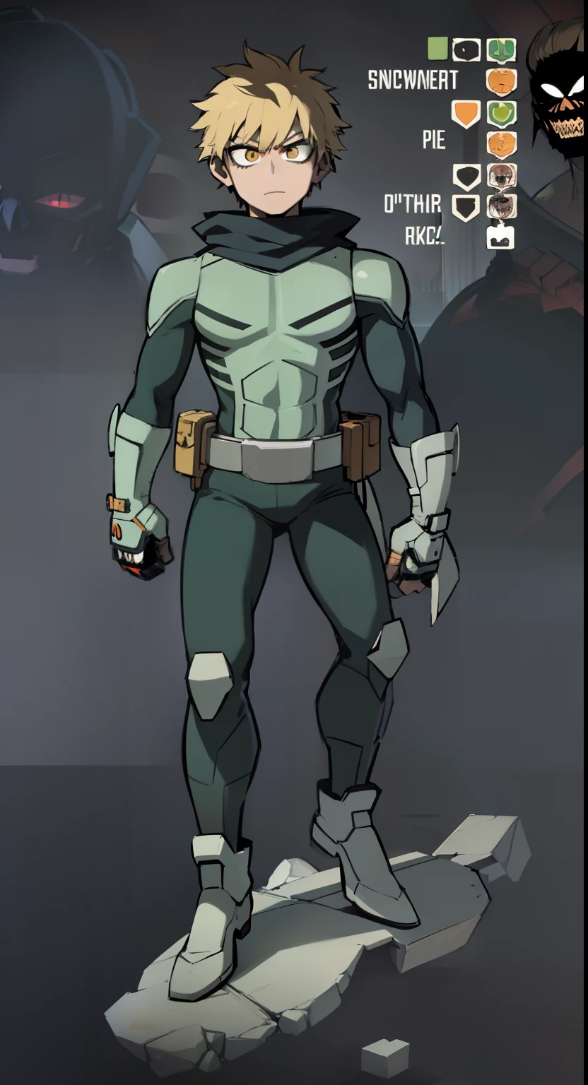 My Hero Academia Style, Anime Boy, Male, Young, Trending on ArtStation Pixiv, (Full Body Shot: 0.5), Masterpiece, Full Body Suit, Hero Costume, Head Covering, Helmet, Face Covering, Mask, Perfect anatomy, super detailed, Goblin, Marvel, air glider, Green Goblin Glider, Glider, Jack O'Lantern Mask, jack o'lantern face,