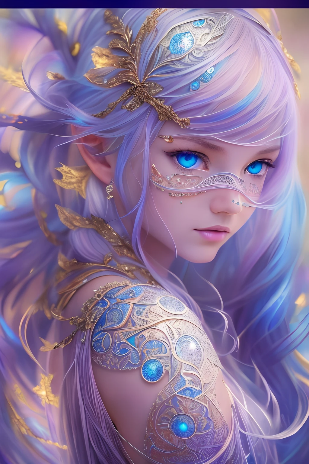 HDR10, Absurdres, full body, fractal art, hdr, (soft light, sharp:1.2), beautiful girl, ultra detailed blue eyes, entirely paint, splat, splash, long colored hair, ultra detailed texture, Water drops, outdoors, Vivid colors, Game of Thrones, Tai Chi, teen, Beautiful countryside scenery, (masterpiece, top quality, official art, beautiful and aesthetic:1.2), (1girl:1.2), cute, extreme detailed, (abstract:1.4, fractal art:1.3), (silver_hair:1.1), blue eyes, fate \(series\), colorful, highest detailed, (splash_art:1.2), best photo shot, realistic, full body, (hyperdetailed:1.15), from below, Conceptual art, glowing light, 16k, UHD, (Masterpiece:1.5), (best quality:1.5), best quality, textured skin, anatomically correct, 8k