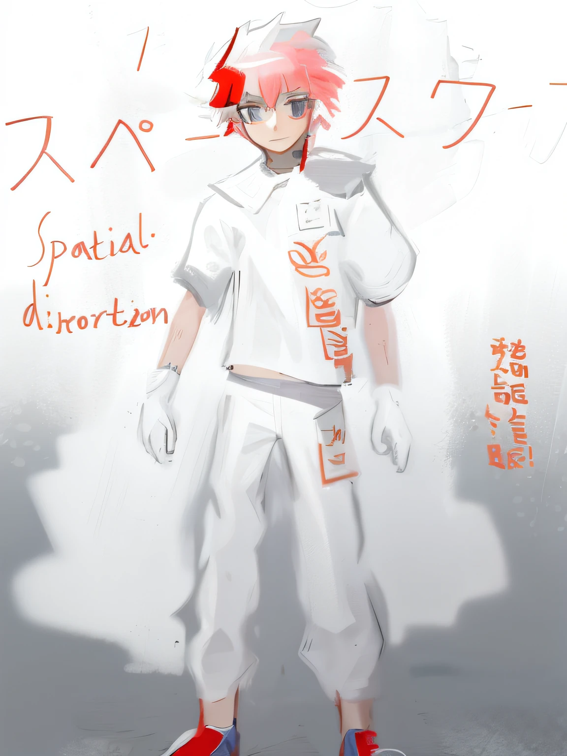 White red hair,tmasterpiece,realisticlying,best qualtiy