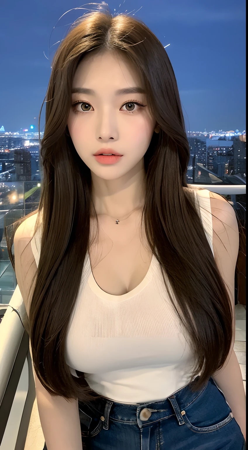 (masterpiece), best quality, expressive eyes, perfect face, AI art Shiori generated for keywords ((masterpiece)), ((best quality)),(ultra-detailed), (lovely), ((extremely detailed)), (beautiful), pretty face, (fujisaki shiori), mature girl, 4K, 8K, 1girl, solo fujisaki shiori, lovely happy, shiny skin, beauty girl, perfect legs, red eyes, featuring Fujisaki Shiori from the beloved Tokimeki Memorial series, medium straighten hair, long hair, red hair, lash-grazing, air fringe, live alone, 22-years-old, adult girl, larger breasts, E cup breasts:1.1, cleveage, nipples, wide hips, in summer, at noon, live hong kong, music office to do intern, in music culture center venue, use laptop to check Arrange music culture event process, (a neck Hang Employee ID card), girl's sweater sleeveless shirt, skirt, white lace panties, working posture, (see cameltoe very extremely highly detailed:1.0), cowboy shot, rear view, from behind view, (close up view:1.1), dynamic angle.