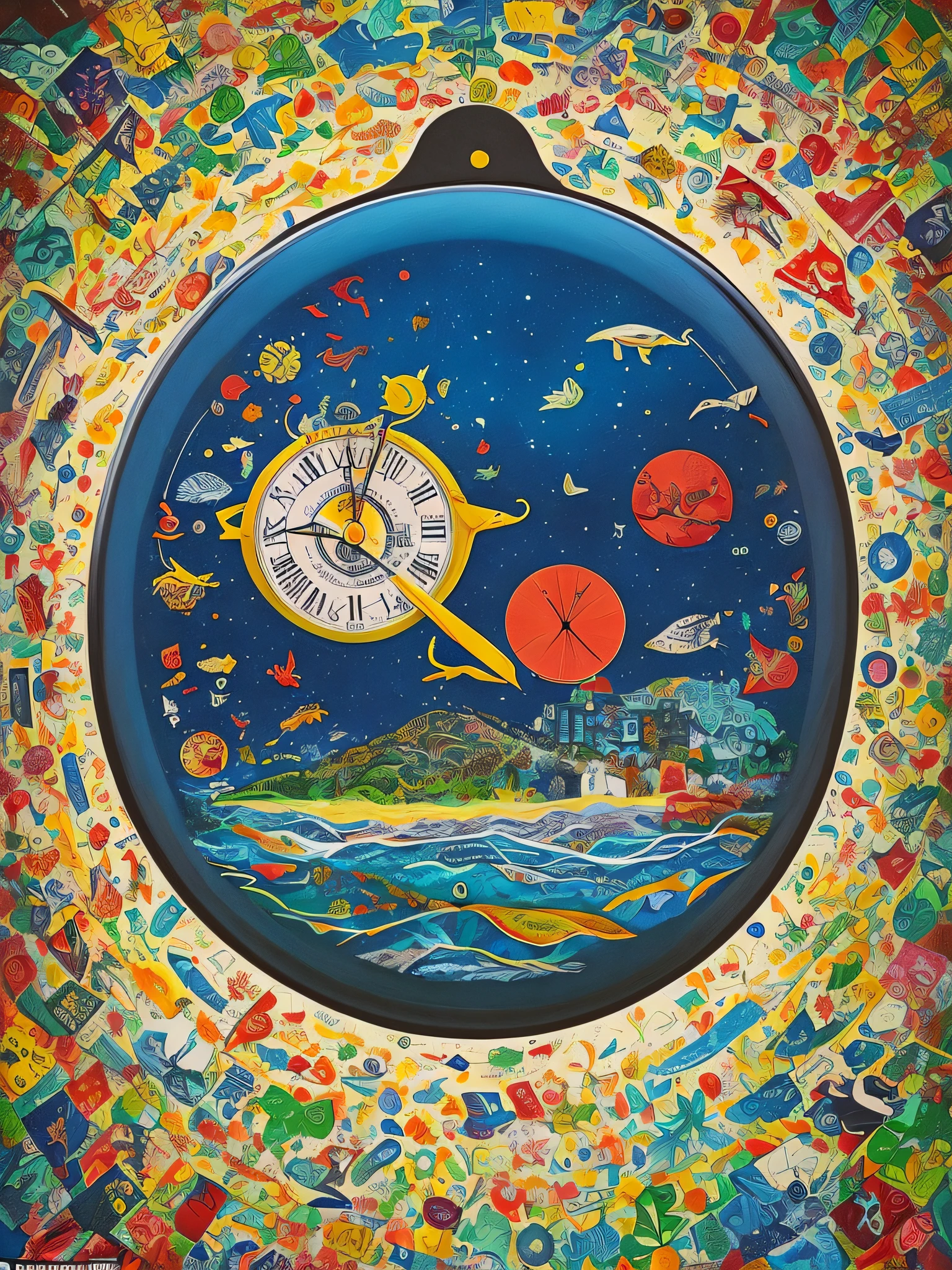 Imagine a surreal dreamscape where gravity defies logic and floating islands adorn the sky. The style of the artwork is inspired by Salvador Dalí and features mind-bending visuals and abstract compositions. The perspective is an extreme close-up of a mysterious figure with a fragmented face, reflecting the fragmented nature of reality. The environment is a fantastical realm filled with melting clocks, flying fish, and vibrant colors. The prompt captures the essence of surrealism, inviting viewers to explore the boundaries of imagination. --ar 9:16 --s 180