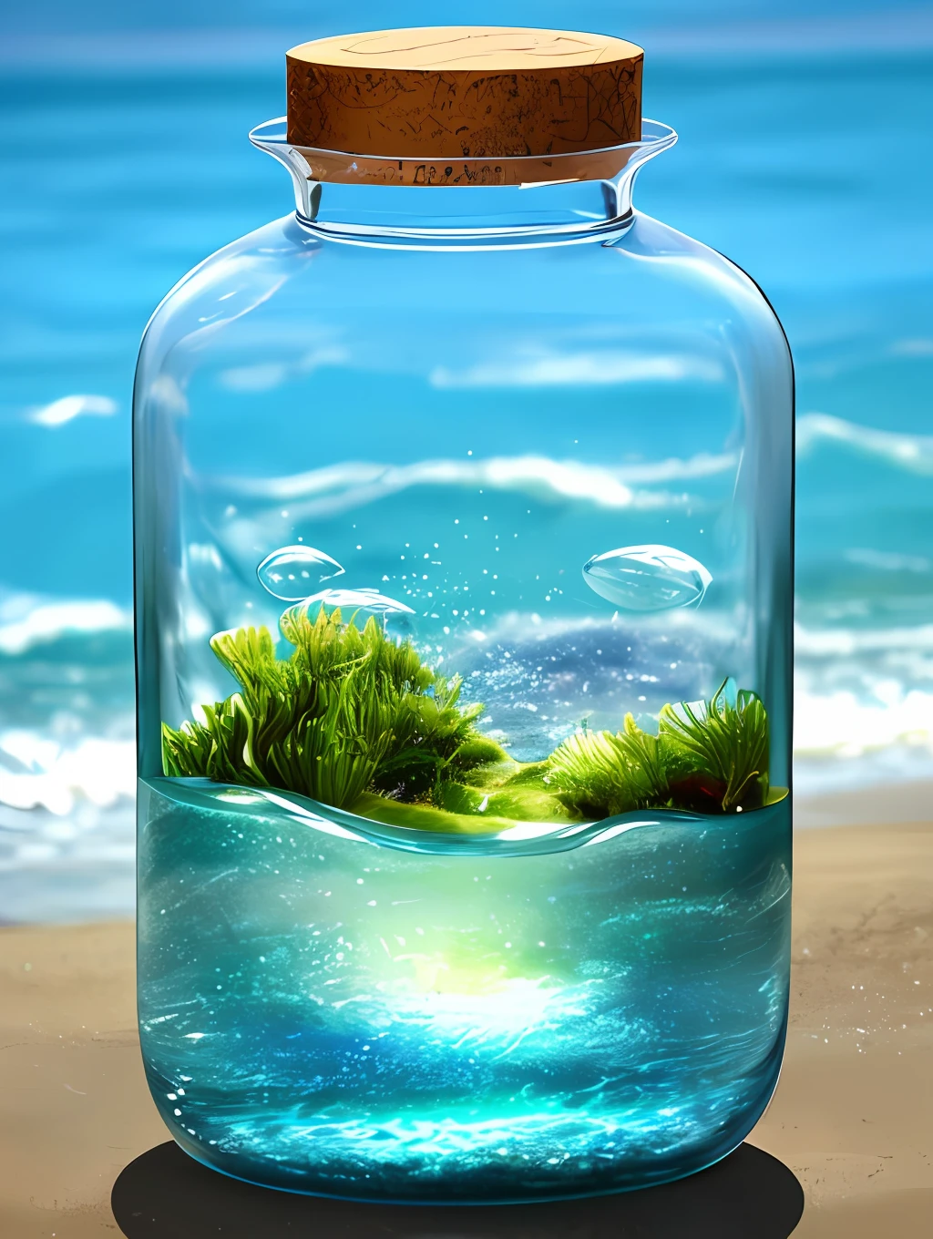 The sea in a bottle