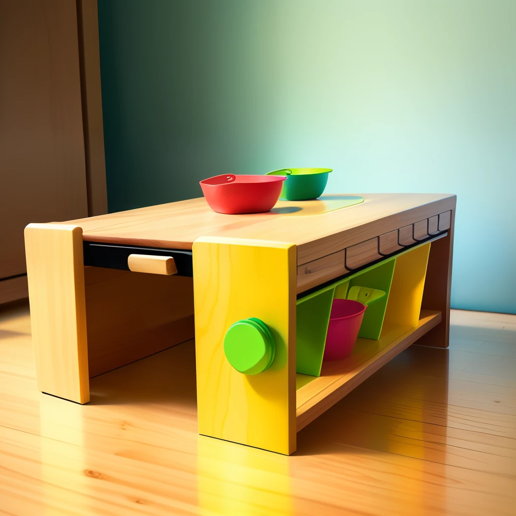 Wooden kids kitchen toys