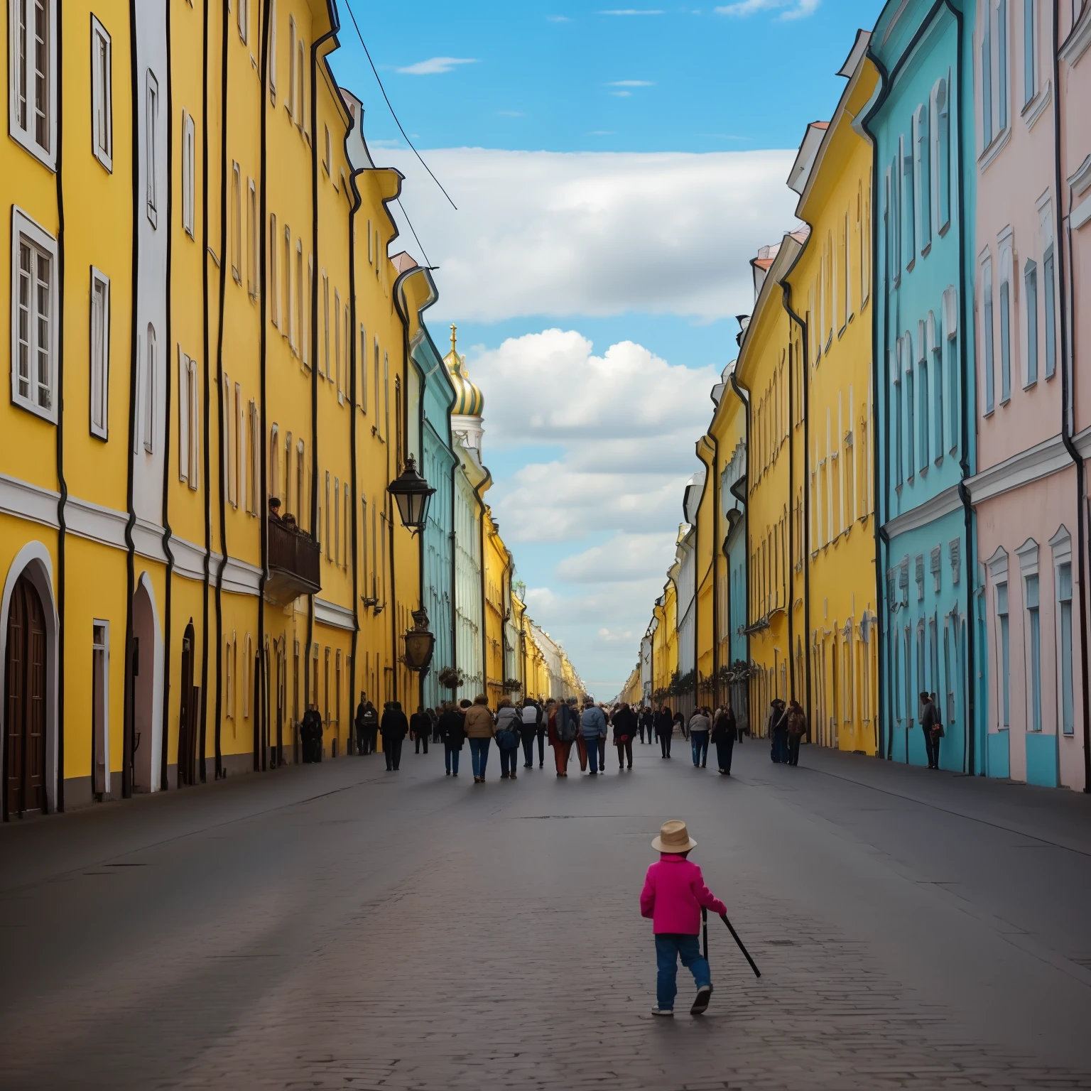 Little assistant in St. Petersburg