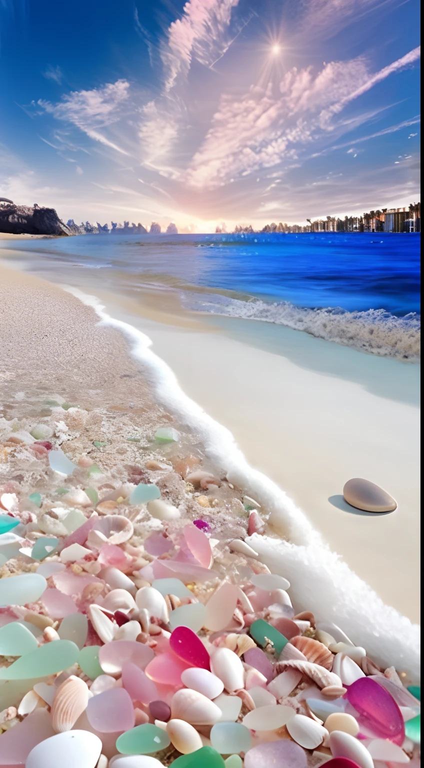 Beach with shells and shells on the beach, Magical beach, serene colors, sea of parfait, Beautiful beach, breath-taking beautiful beach, Sea glass, beautiful image ever created, Crystal clear sea, breathtaking colors, Seafront, Beautiful nature, author:Elaine Hamilton, crystal water, Really beautiful nature, Beautiful colors, with beautiful colors, beautiful art, Majestic and beautiful world