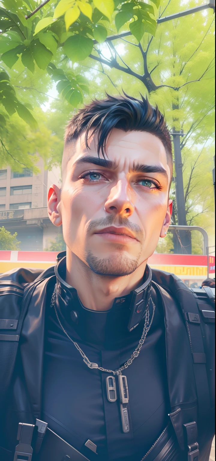 Change background cyberpunk handsomboy, realistic face,8k,ultra realistic