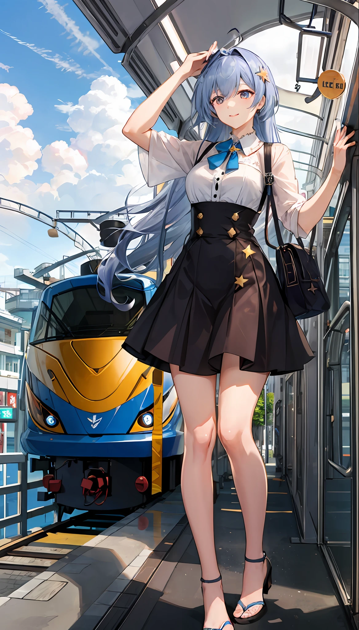 Honkai Star Dome Railway Blue Sparrow