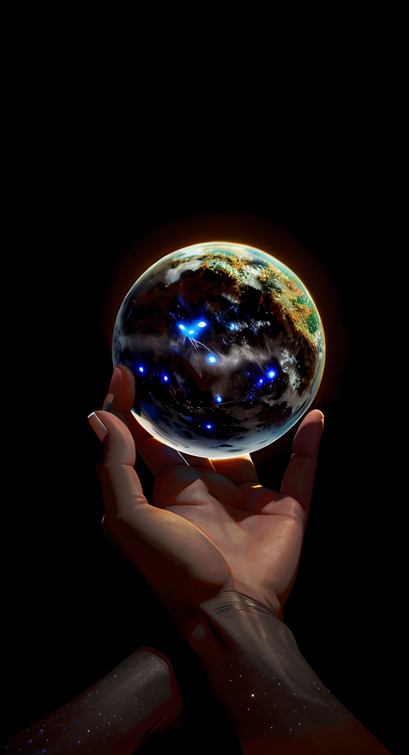 Hold the sphere in your hand