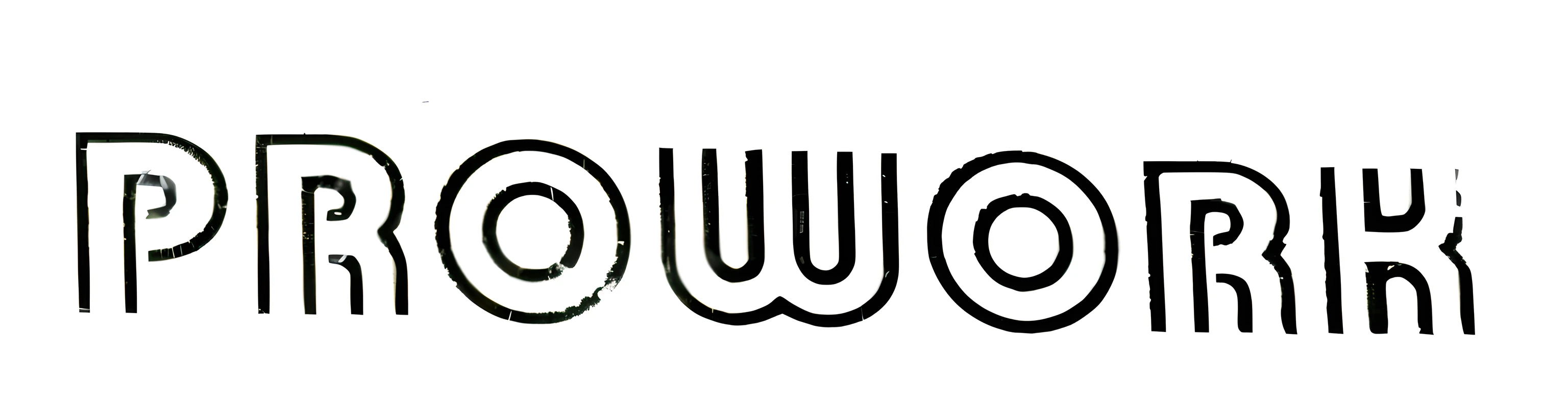 Close-up of black and white photo of the logo, Fix this logo