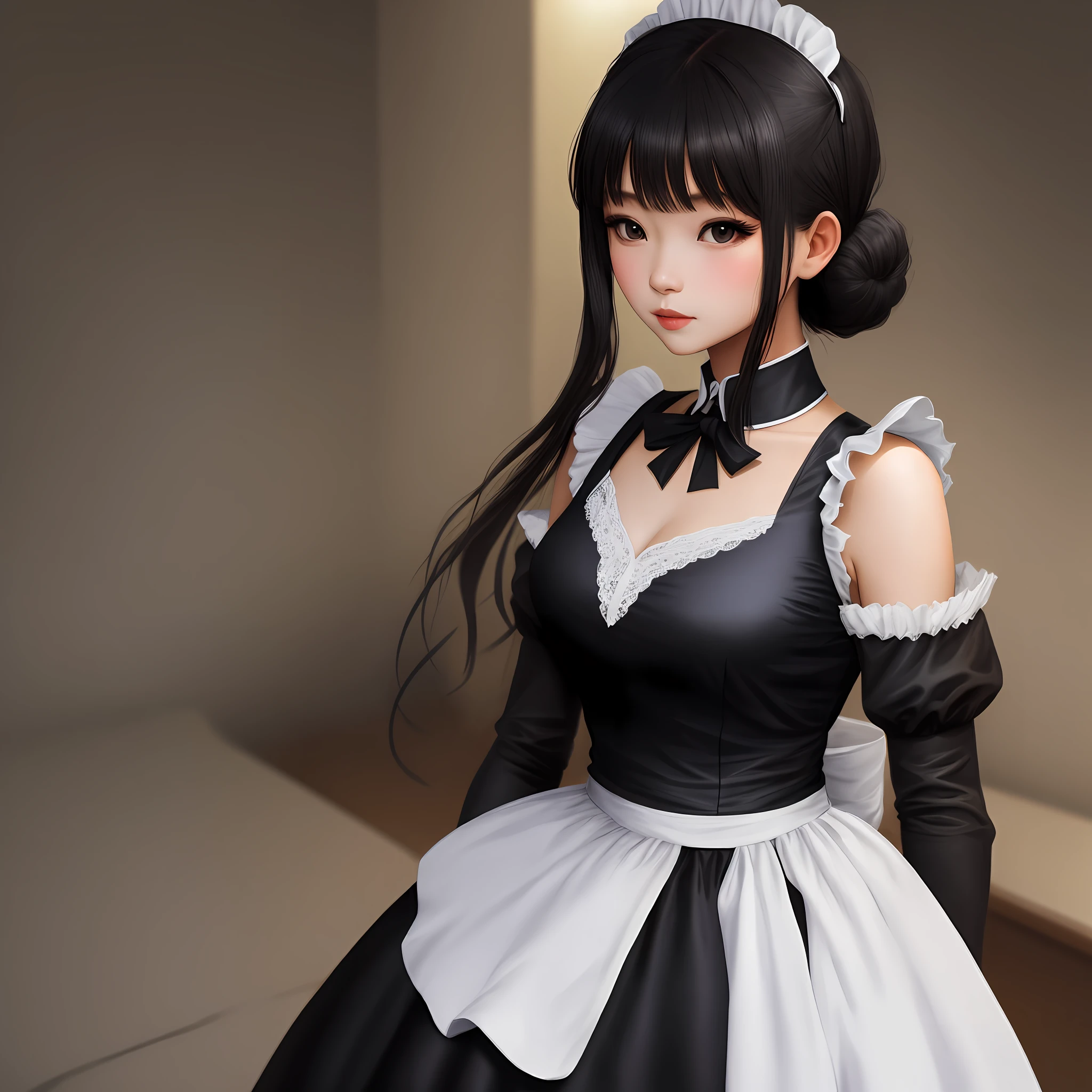 Black Silk Maid