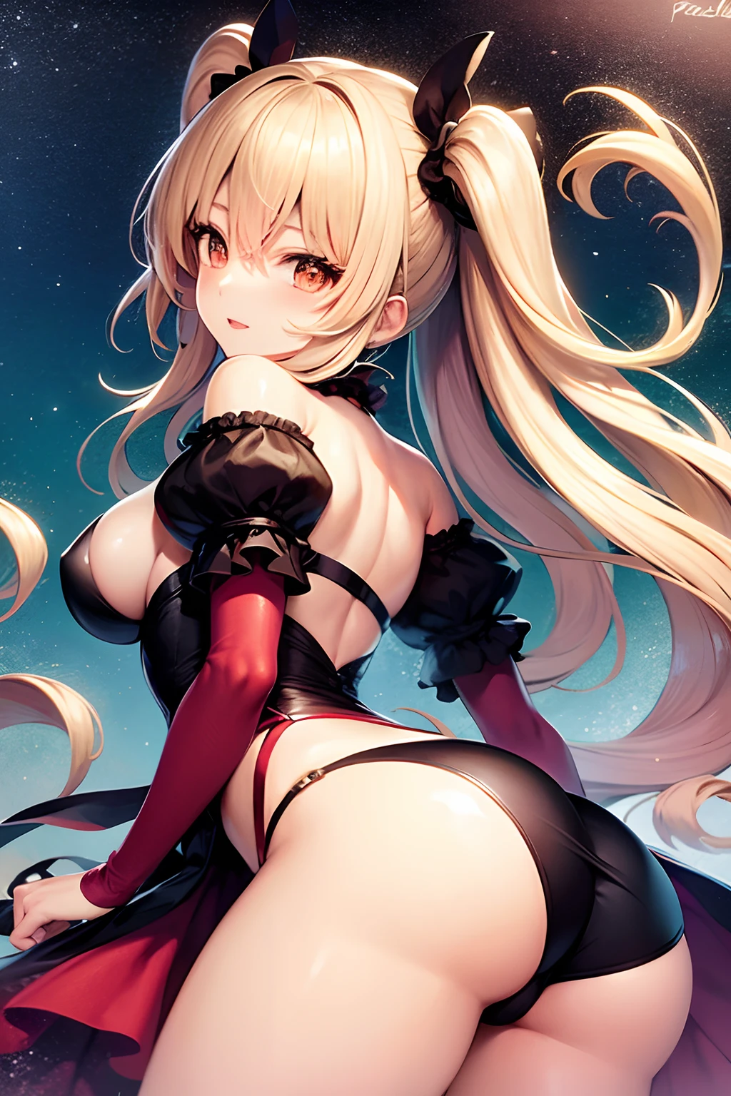 elizabet (nanatsu no taizai), pechos grandes, cabello blanco,
