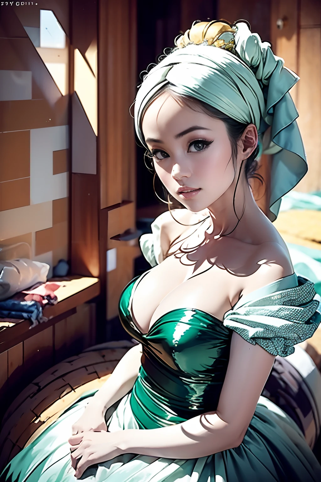 Cinderella、A half body