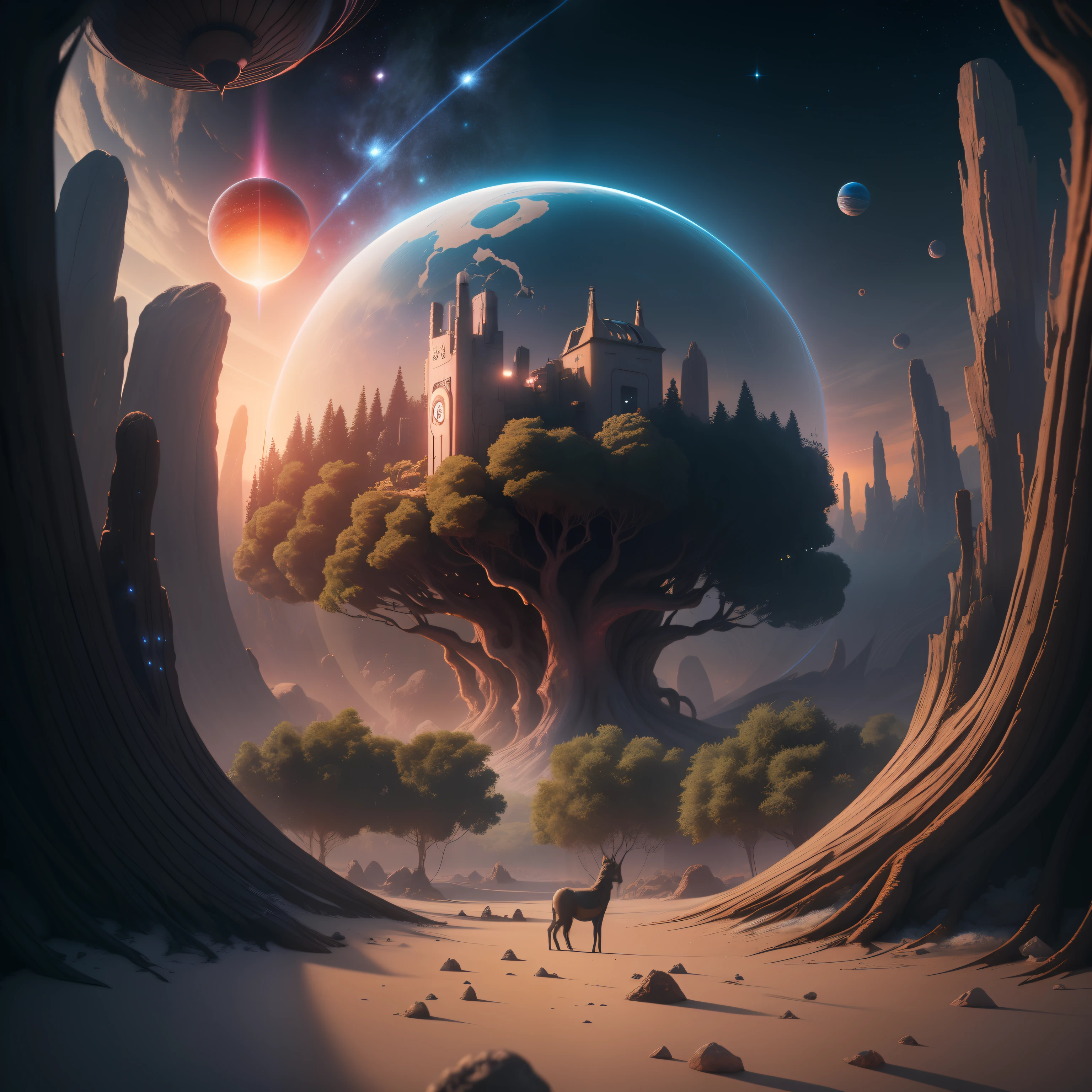 planet core, luminesence, dreamroot, materpiece 8k