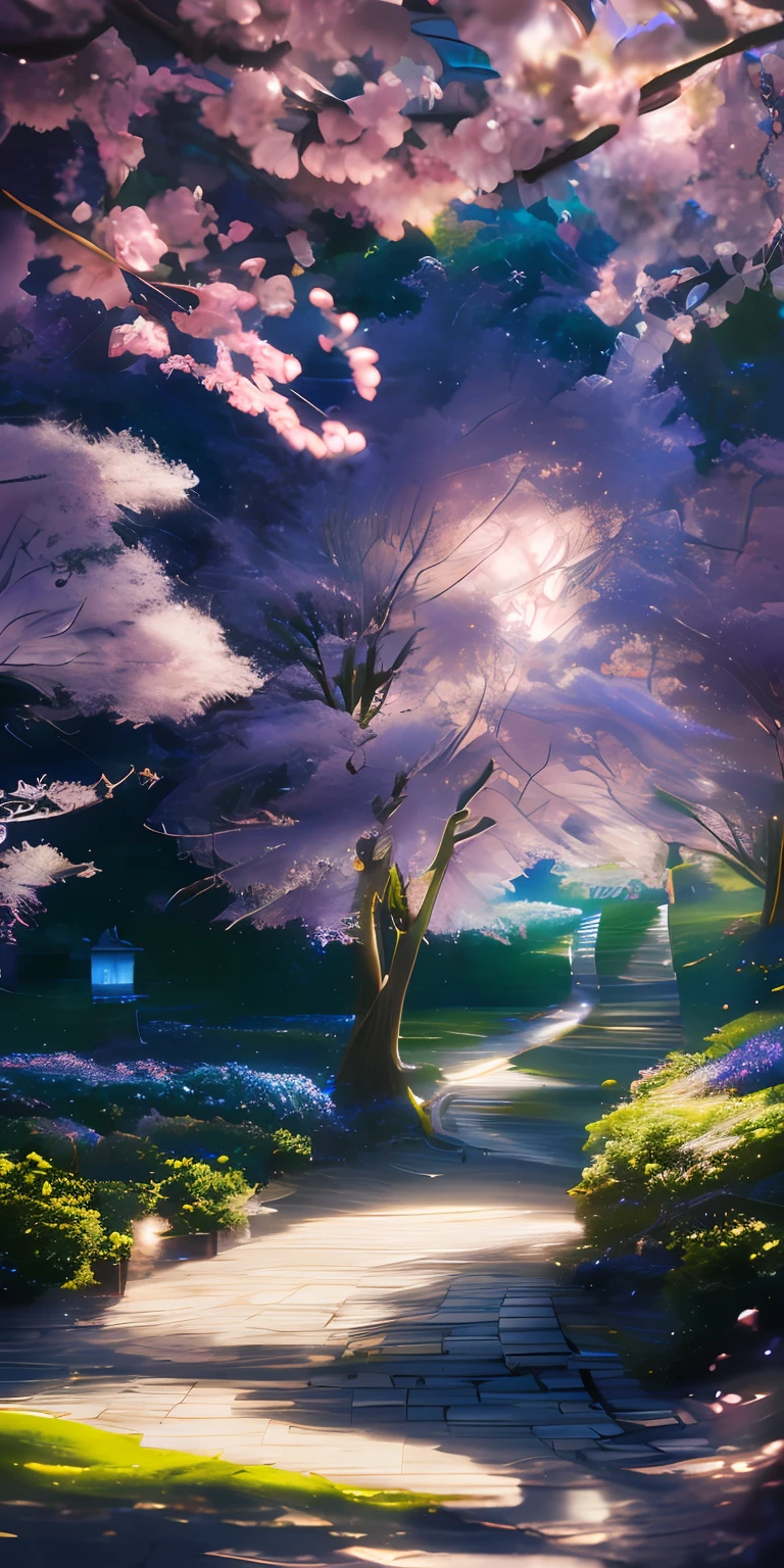 Masterpiece, best quality, (very detailed CG unity 8k wallpaper) (best quality), (best illustration), (best shadows) Nature&#39, blue sea,delicate leaves petals of various colors falling in the air light Tracking, super detailed --v6