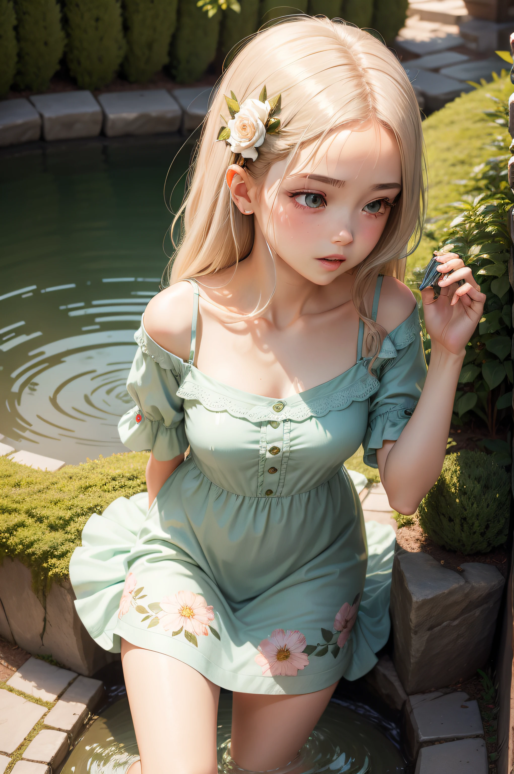 female pervert Slim pavilion water flowing florals grassy The tree shift dresses flatchest Pure