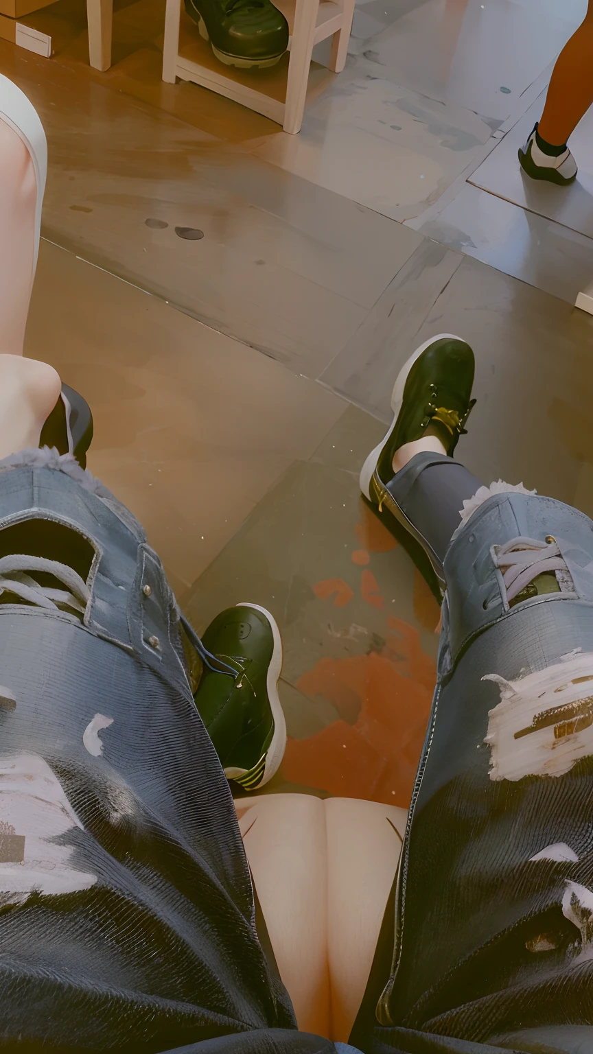 In shoes store