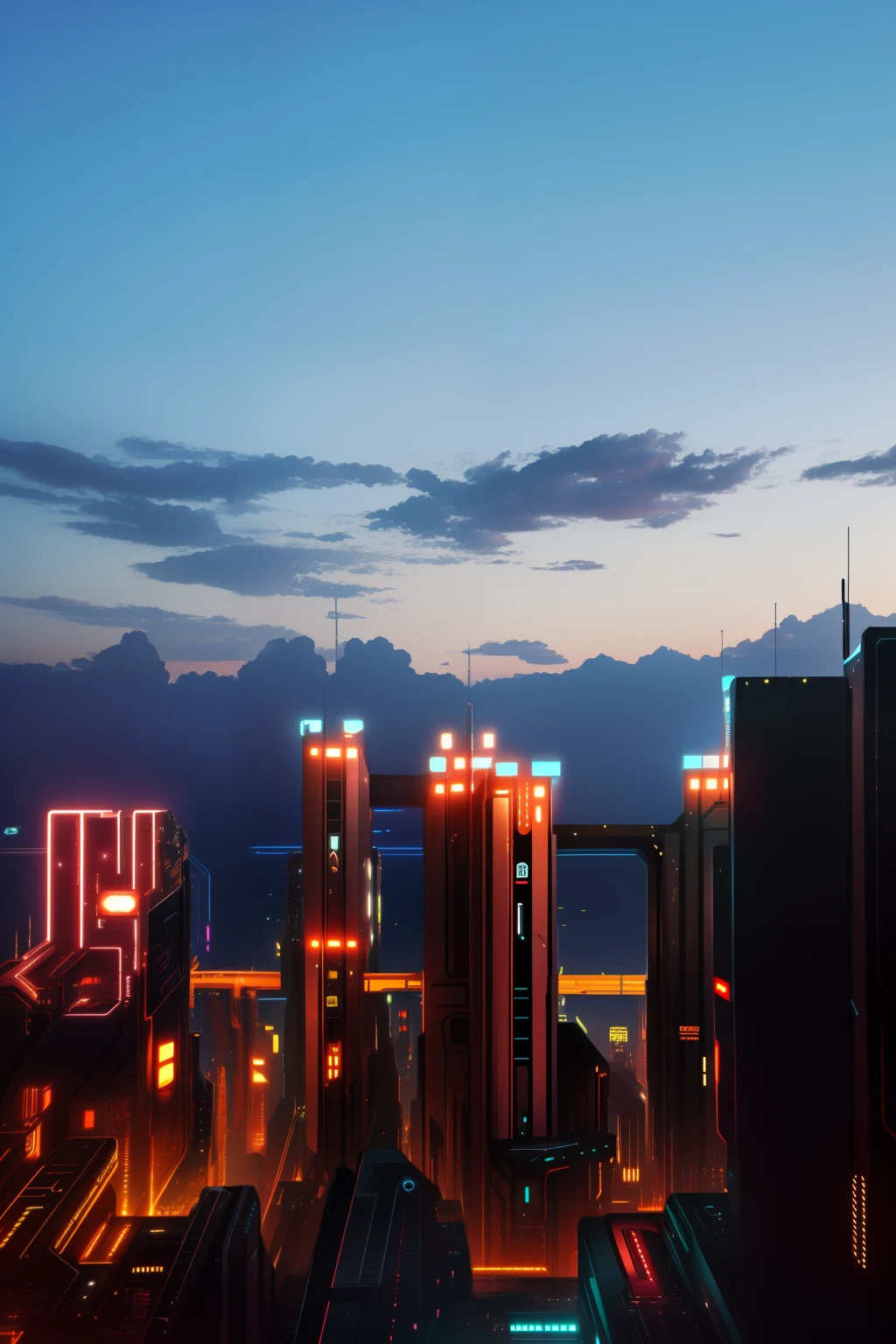 cyber punk perssonage,high qulity