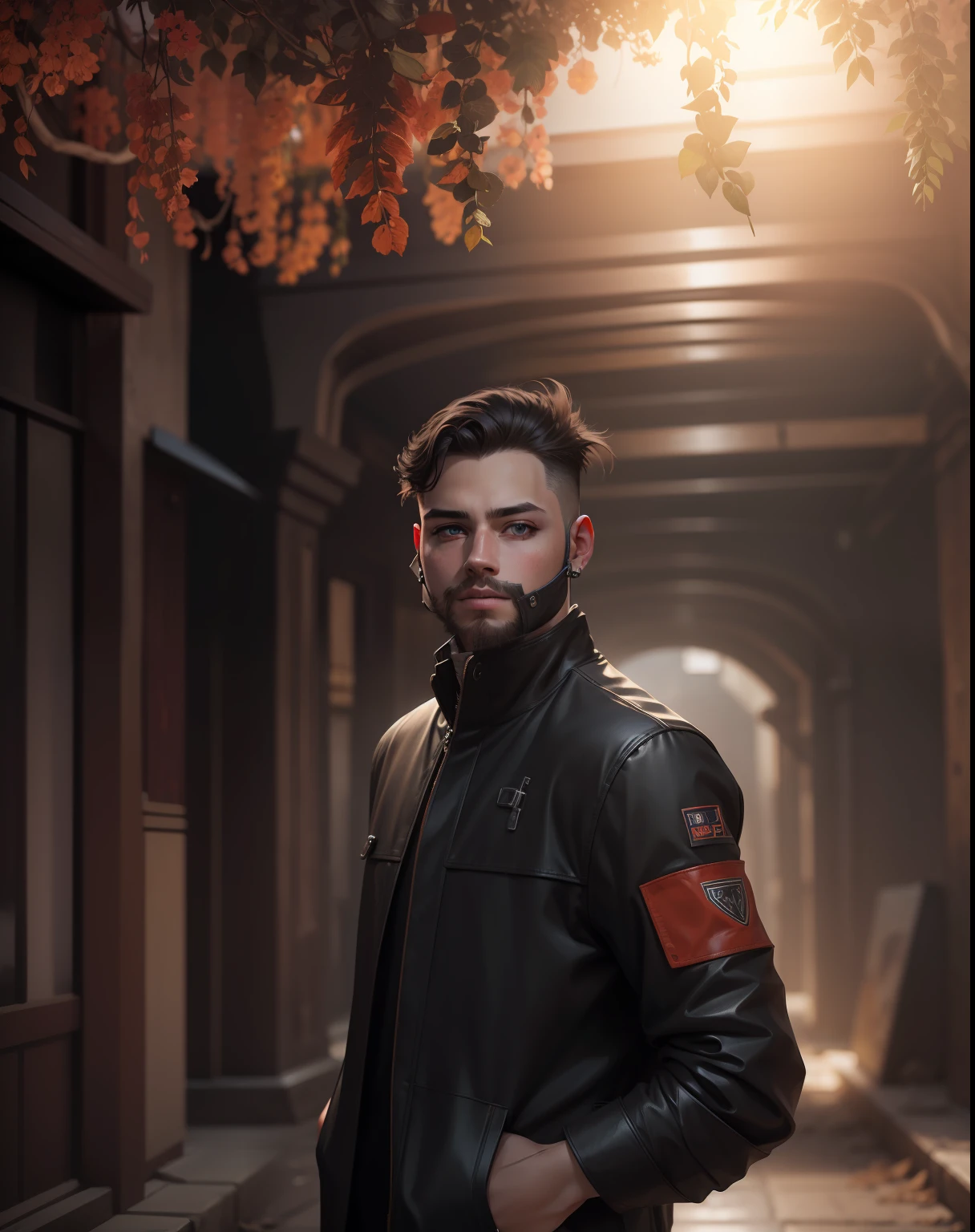 Change background syberpunk handsum boy realistic face 8k ultra realistic