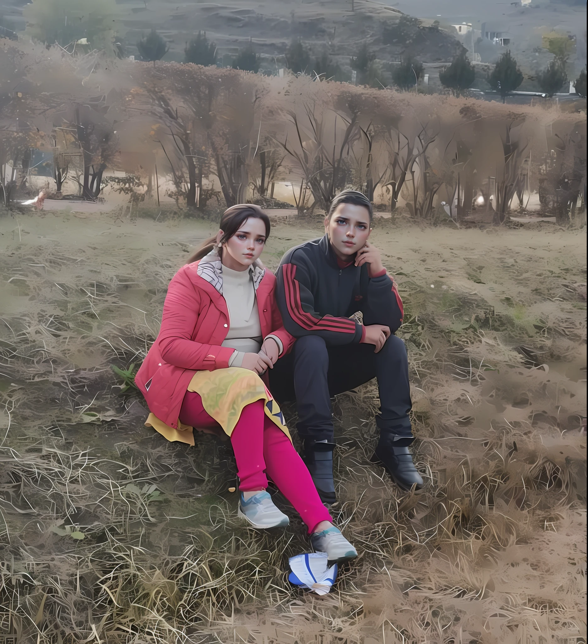 boy and girl 4k relastic pic