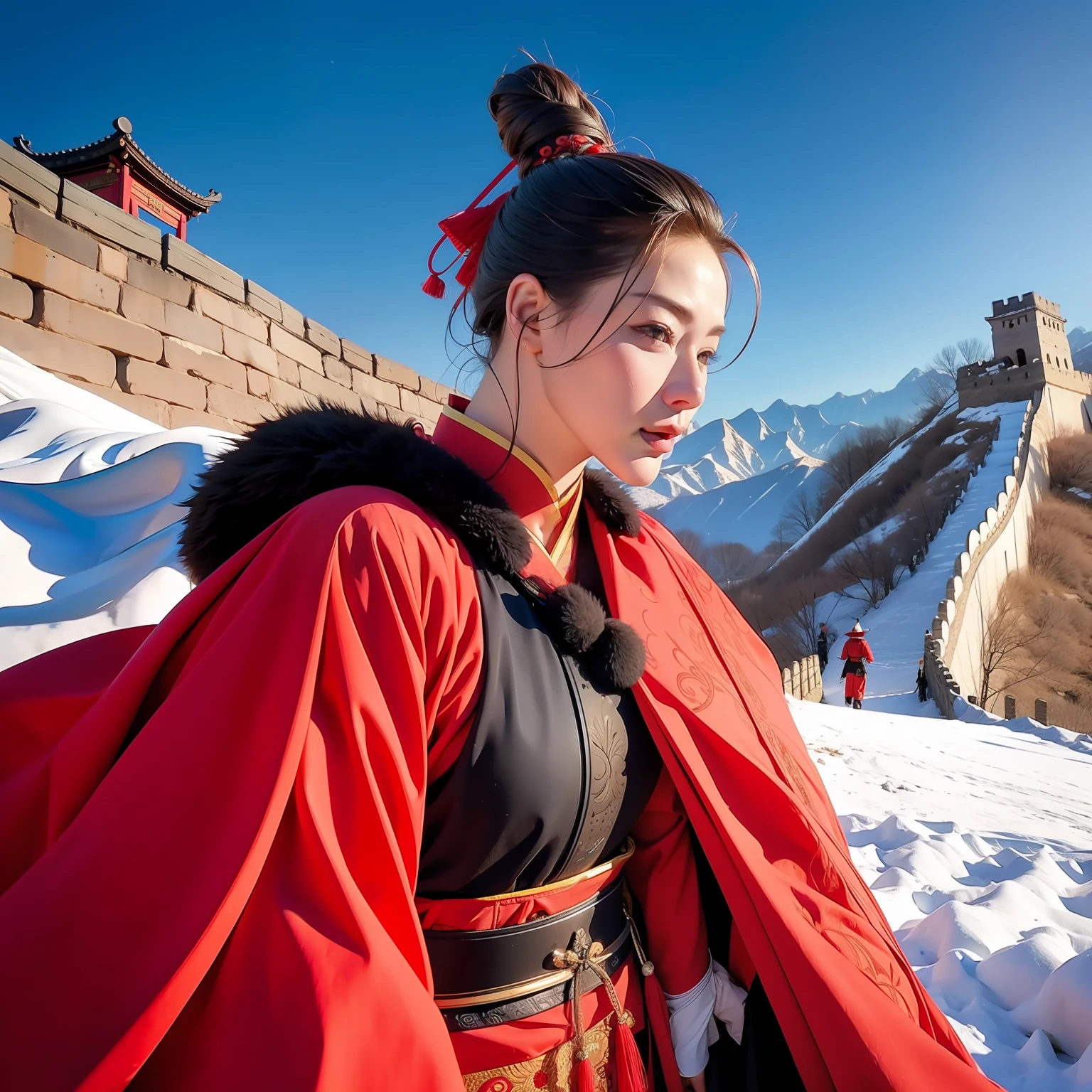 China-style,the great wall,Shogun,combats,