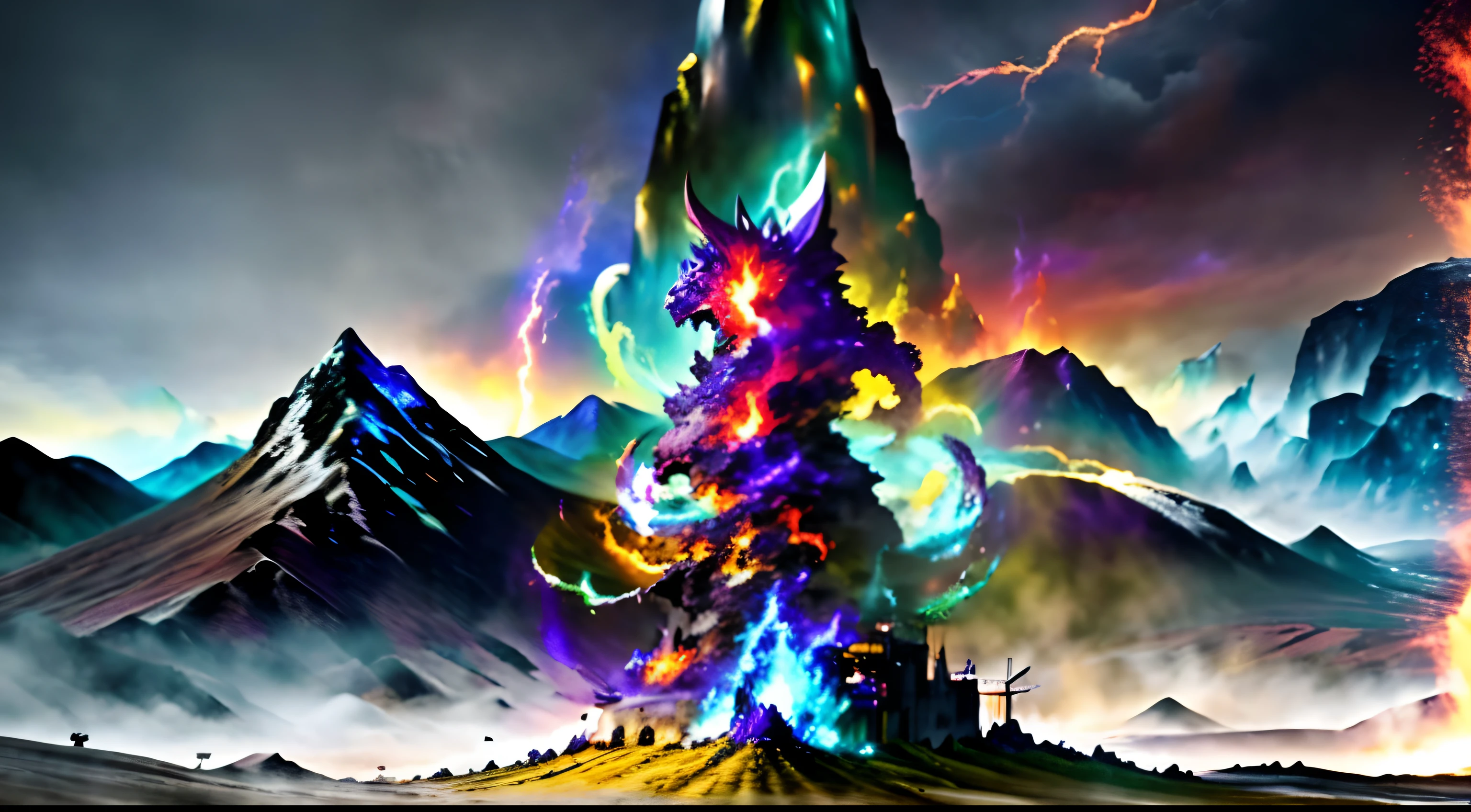 ((best quality)), ((masterpiece)), flames of creation, origin of all, with crimson fingers you grasp and engulf all that comes in your path, scorching the earth and heavens in firestorm, bright flame dancing in darkness, infernall blaze reducing all to ashes, more than anything, powerfull, more than anything, ruthless, burning brightly, blazing fiercly, may your raging flames weave a snare, and shackle my enemy in ferocious hellfire, prison of flame, masterpiece quality, insane detail, absurdres, hyper photorealistic, UHD, UHD, ultra high resolution, (photorealistic:1.4), official art, (8k, RAW photo:1.2), ((((scenery)))), ((((battlefield))))
