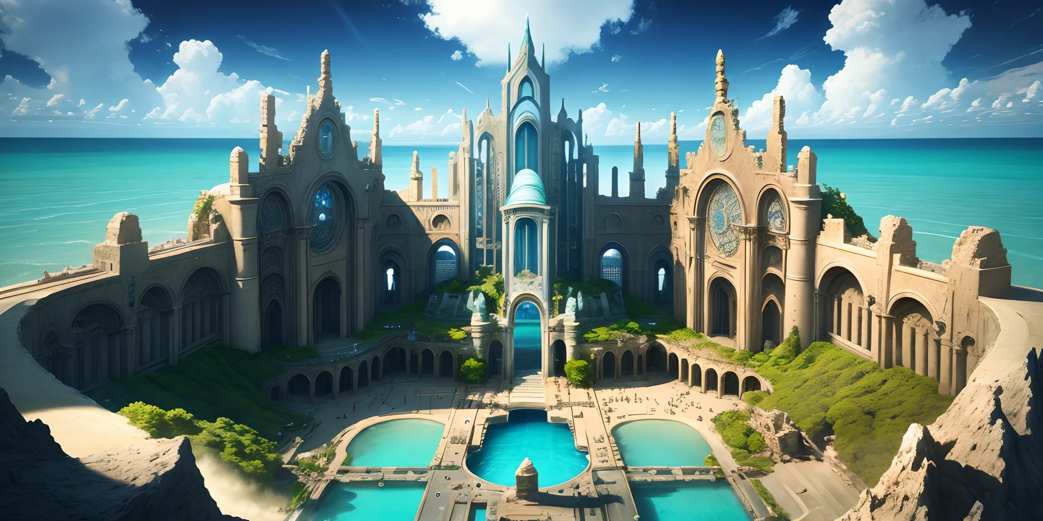 Lost Atlantis、gold city、sky cities、extraterrestrial elements