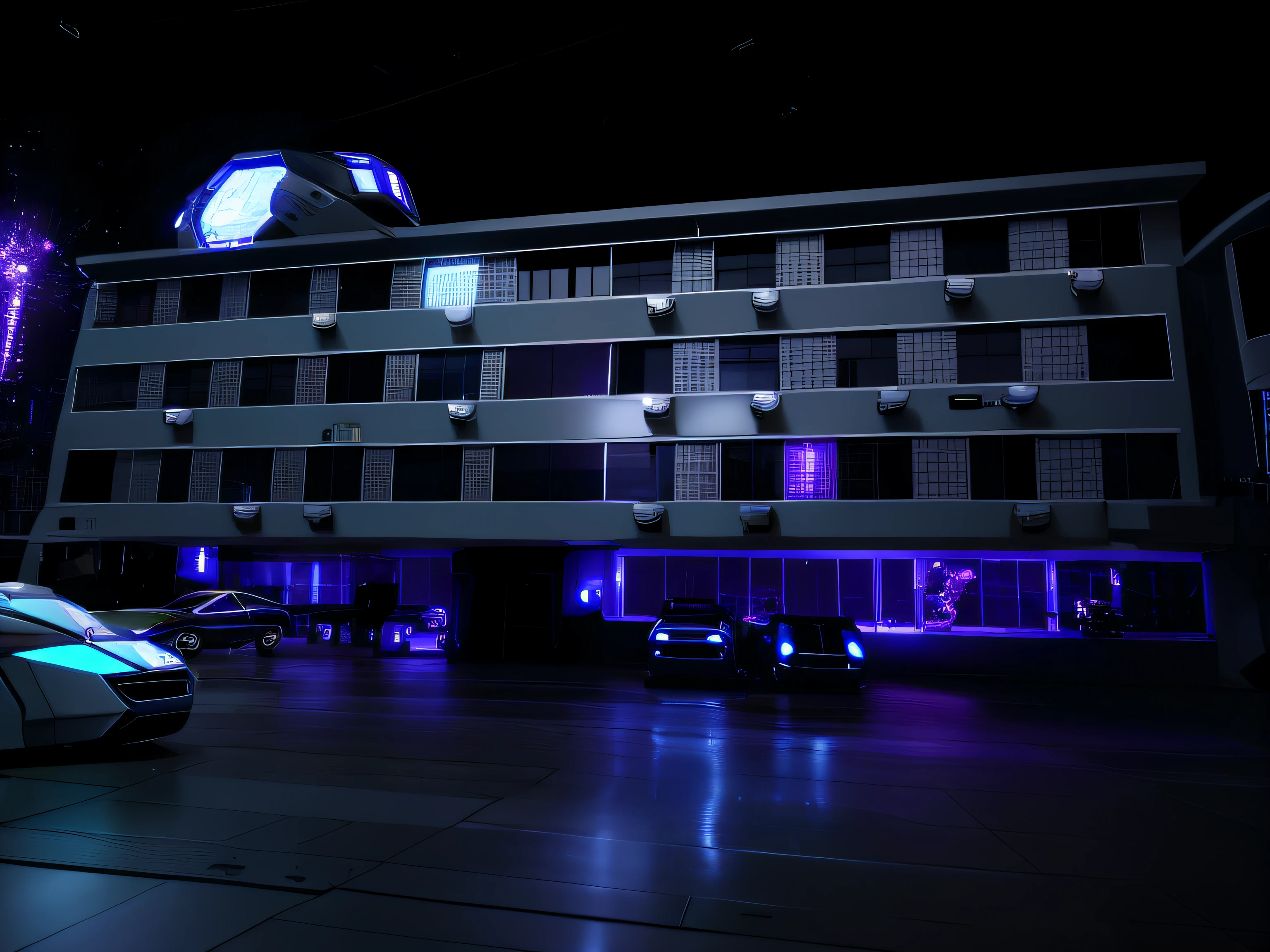 Future spaceship,cyber punk perssonage,Mecha and humans