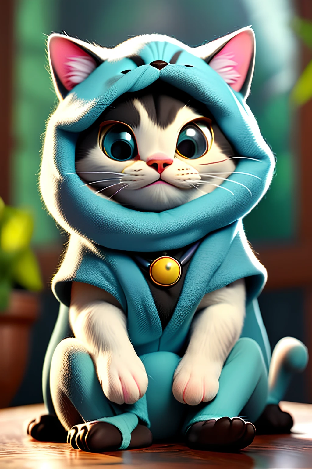 (best quality, masterpiece), The world's cutest cat
